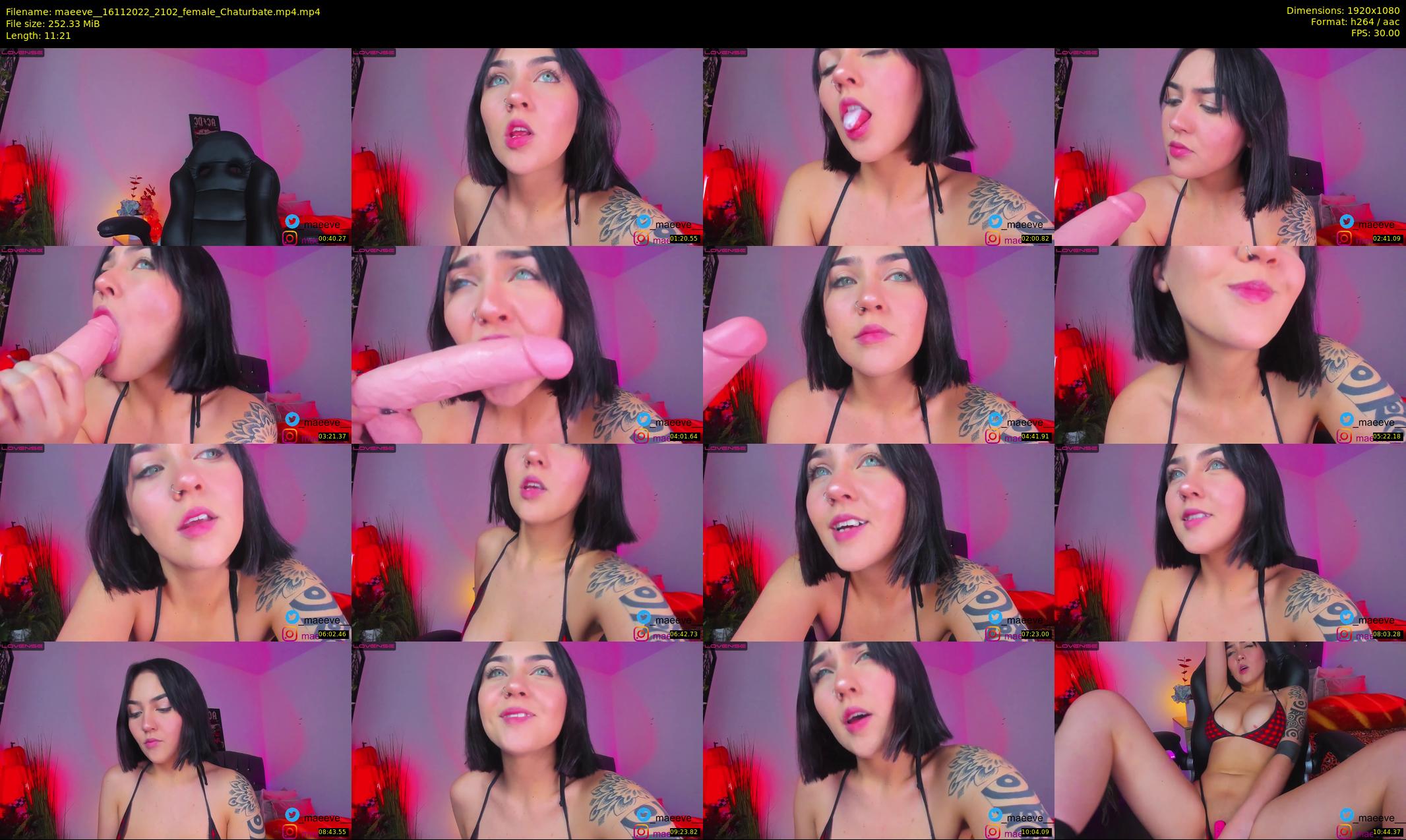maeeve_ — 12 minute Chaturbate female cam show recording, 1080p, Nov 16, 2022