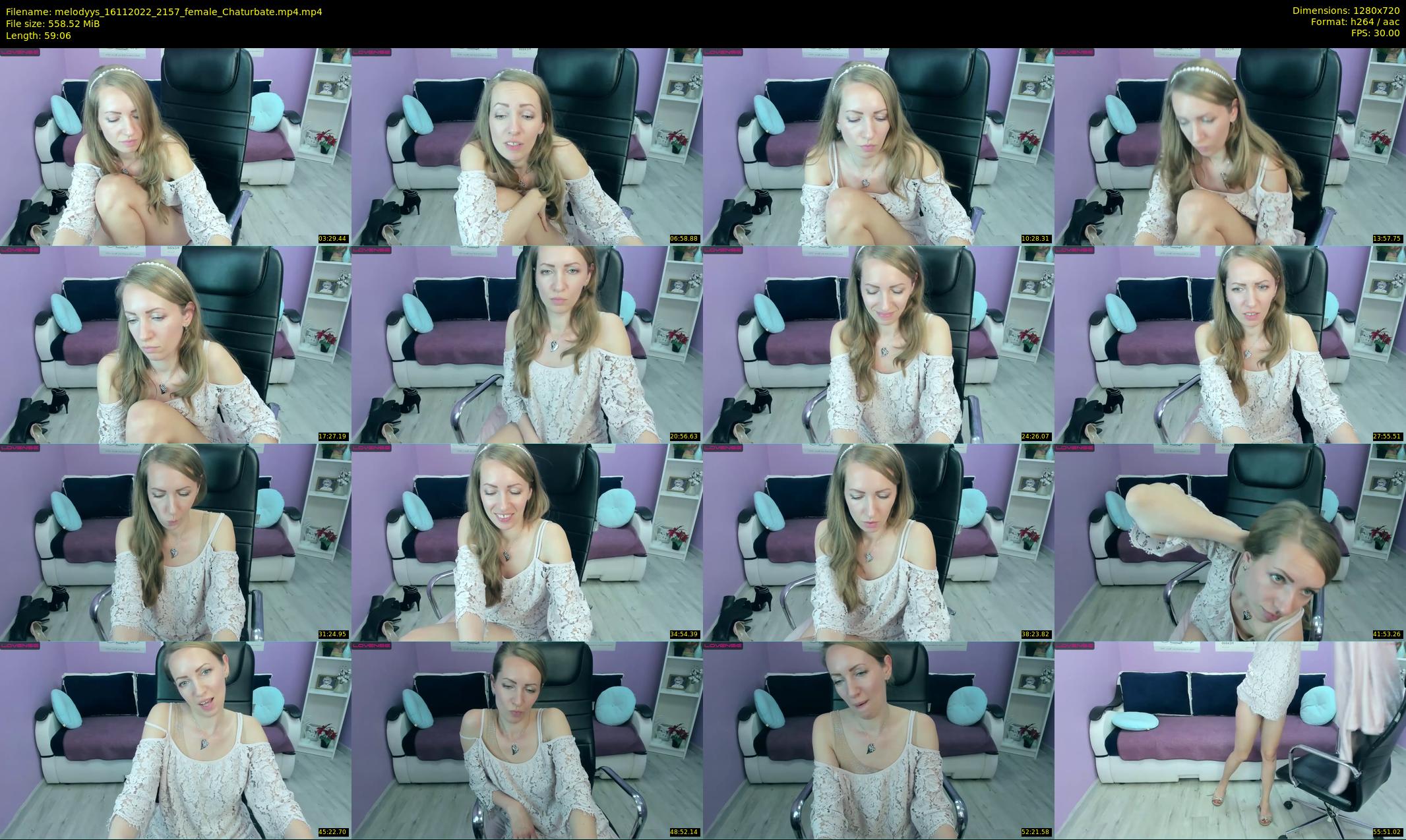 melodyys — 60 minute Chaturbate female cam show recording, 720p, Nov 16, 2022