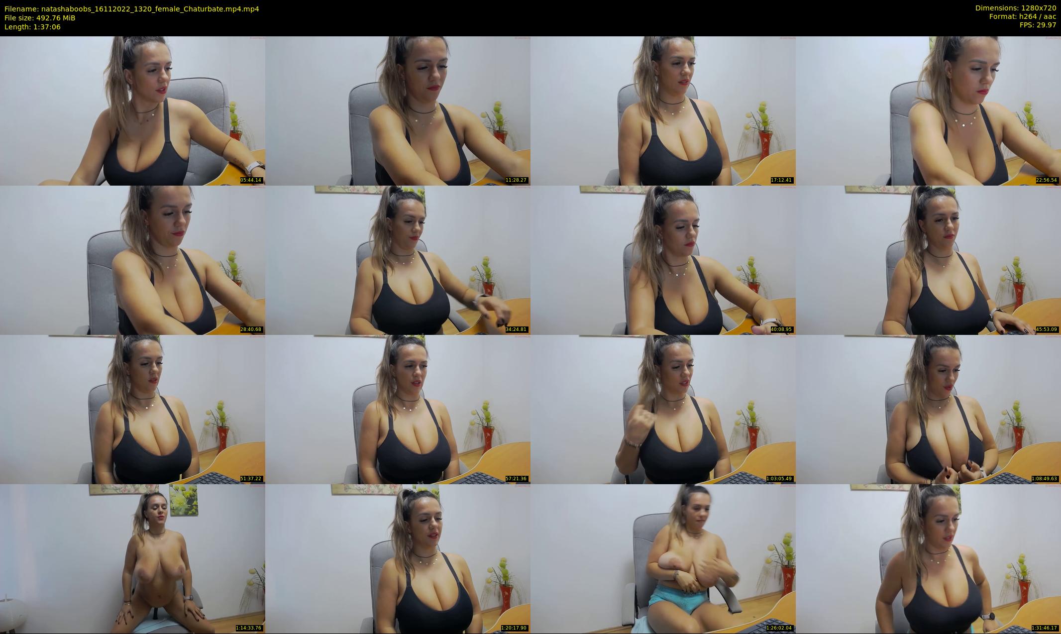 natashaboobs — 98 minute Chaturbate female cam show recording, 720p, Nov 16, 2022