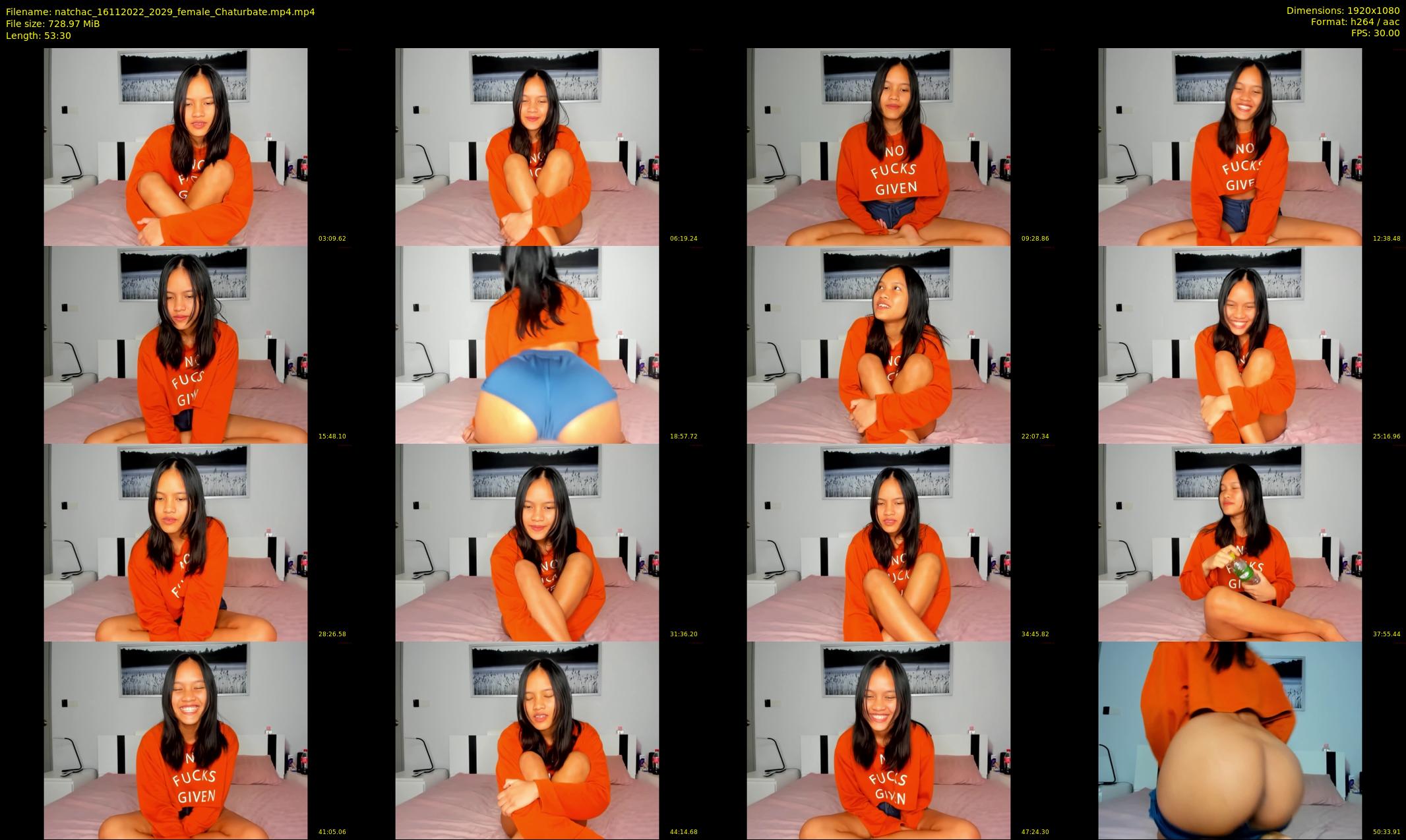 natchac — 54 minute Chaturbate female cam show recording, 1080p, Nov 16, 2022
