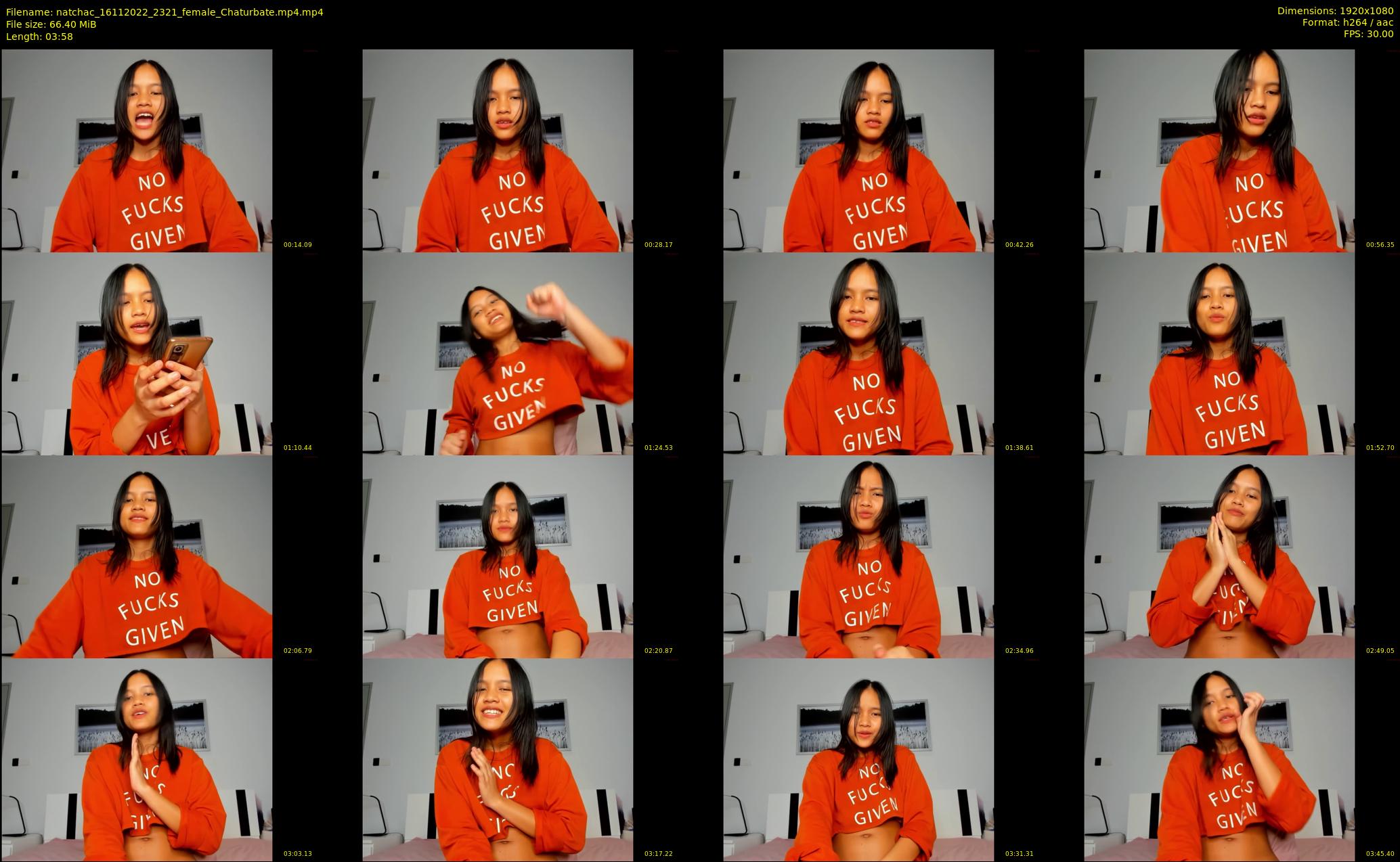natchac — 4 minute Chaturbate female cam show recording, 1080p, Nov 16, 2022
