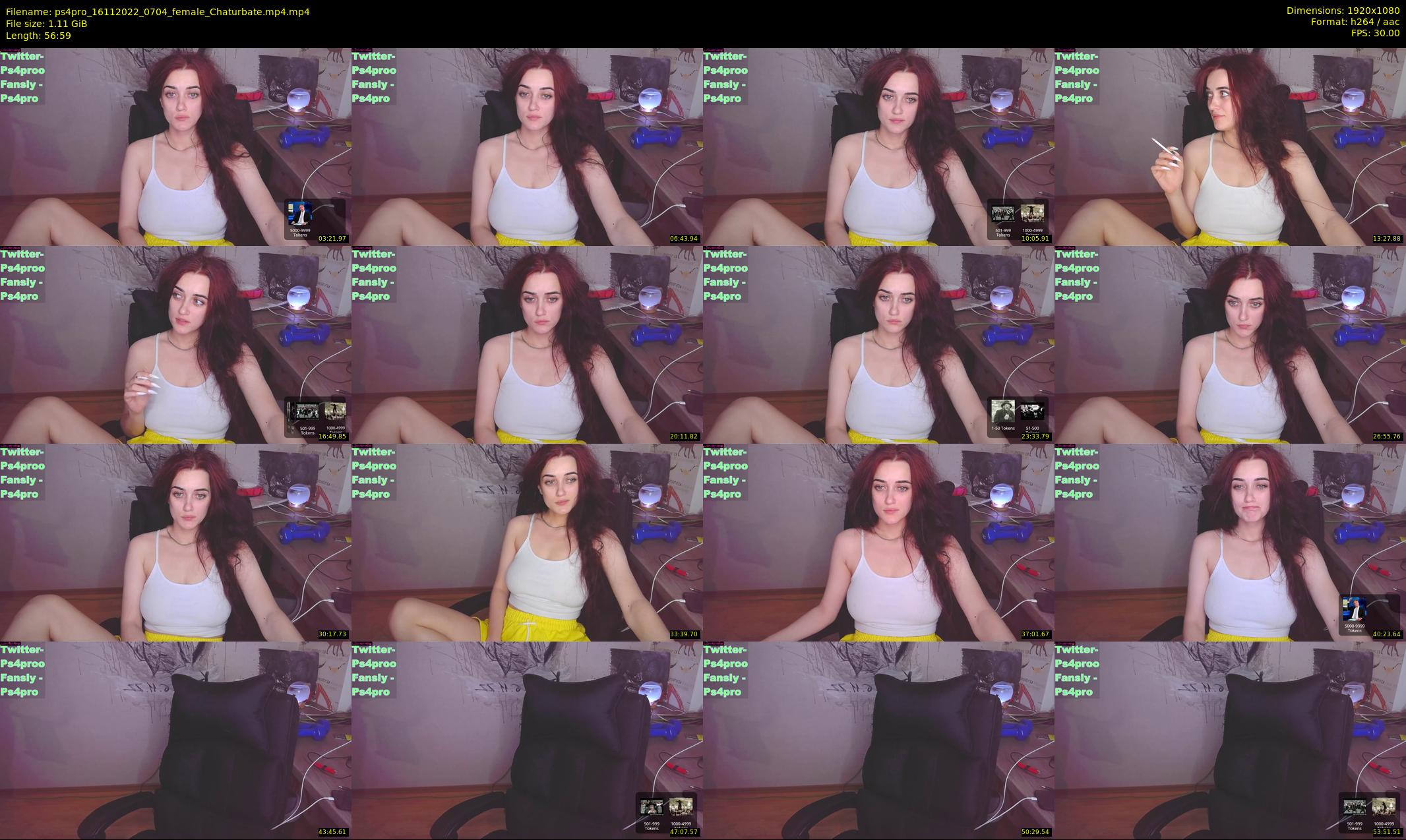 ps4pro — 57 minute Chaturbate female cam show recording, 1080p, Nov 16, 2022