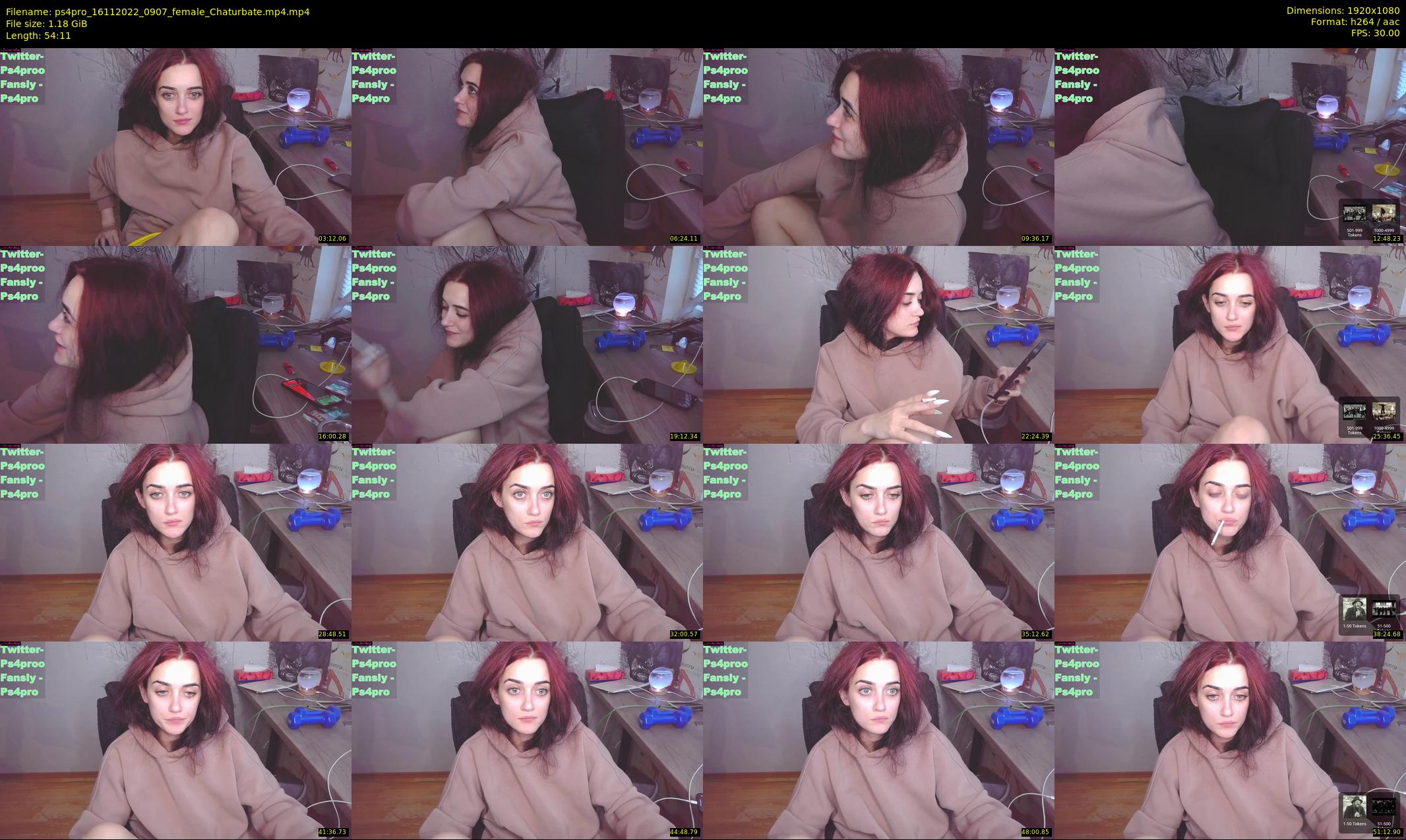 ps4pro — 55 minute Chaturbate female cam show recording, 1080p, Nov 16, 2022