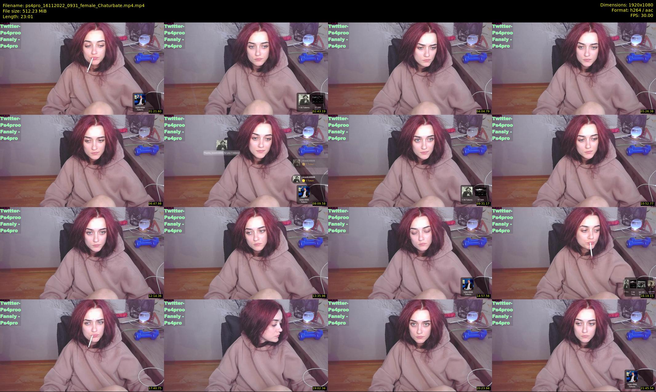 ps4pro — 24 minute Chaturbate female cam show recording, 1080p, Nov 16, 2022