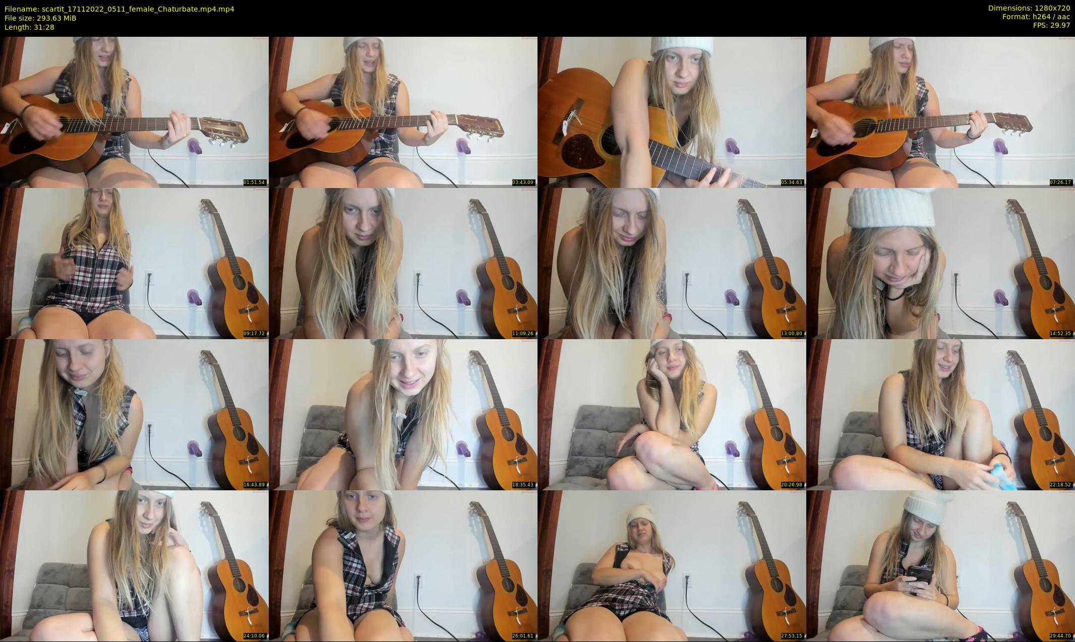 scartit — 32 minute Chaturbate female cam show recording, 720p, Nov 17, 2022