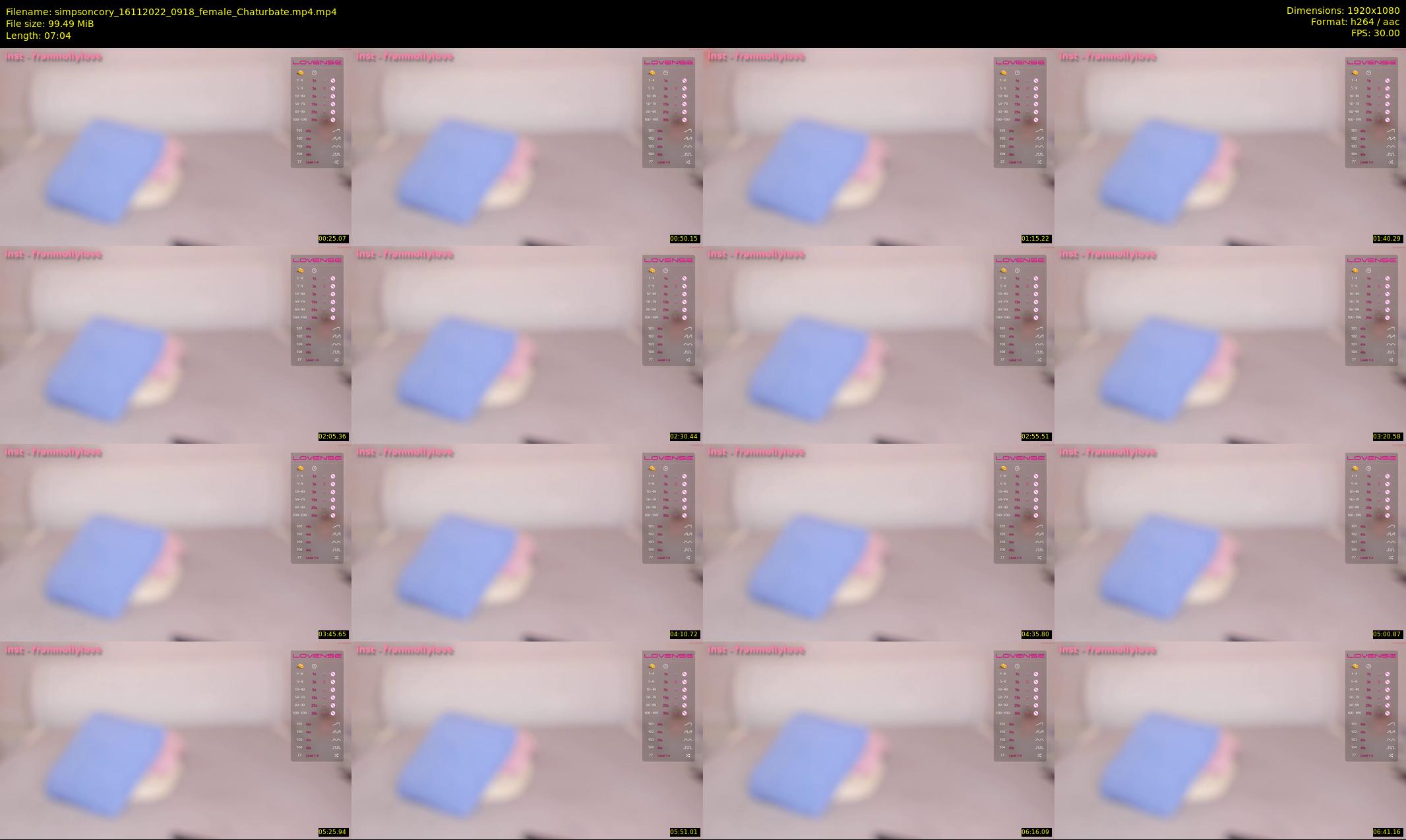 simpsoncory — 8 minute Chaturbate female cam show recording, 1080p, Nov 16, 2022