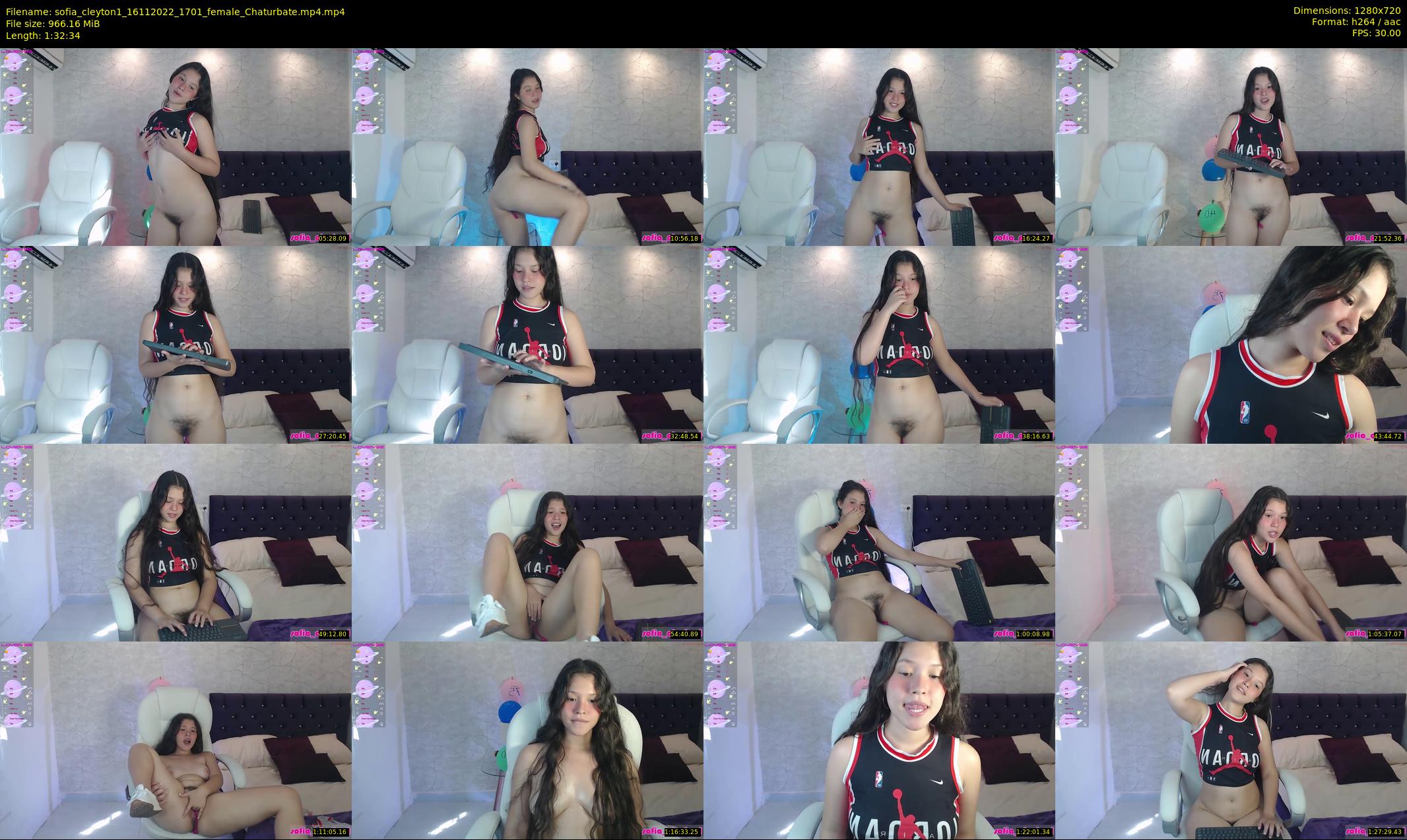 sofia_cleyton1 — 93 minute Chaturbate female cam show recording, 720p, Nov 16, 2022