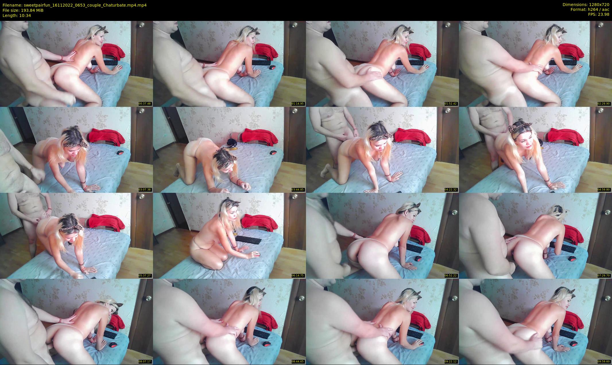 sweetpairfun — 11 minute Chaturbate couple cam show recording, 720p, Nov 16, 2022