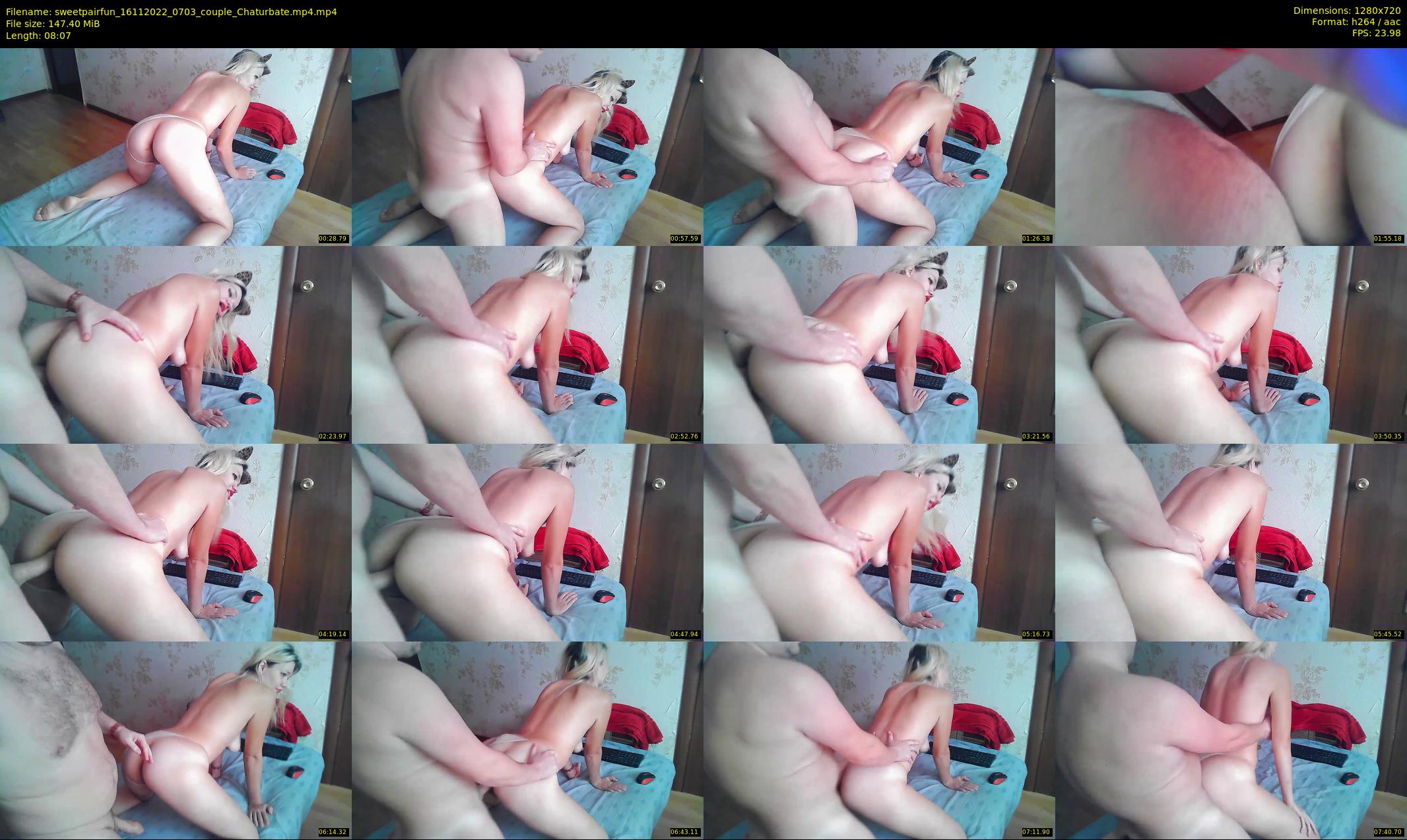 sweetpairfun — 9 minute Chaturbate couple cam show recording, 720p, Nov 16, 2022