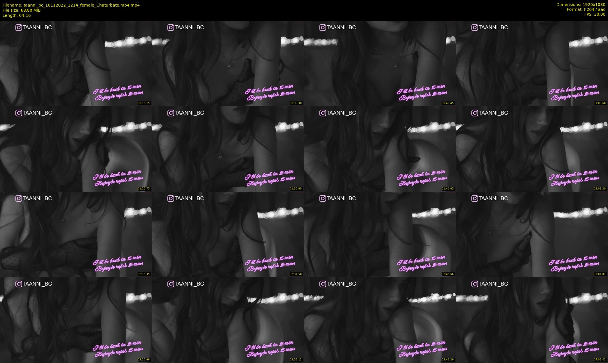 taanni_bc — 5 minute Chaturbate female cam show recording, 1080p, Nov 16, 2022