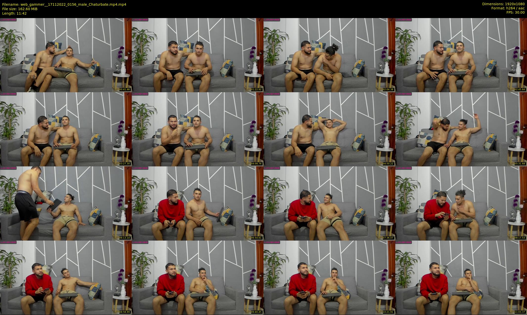 web_gammer_ — 12 minute Chaturbate male cam show recording, 1080p, Nov 17, 2022