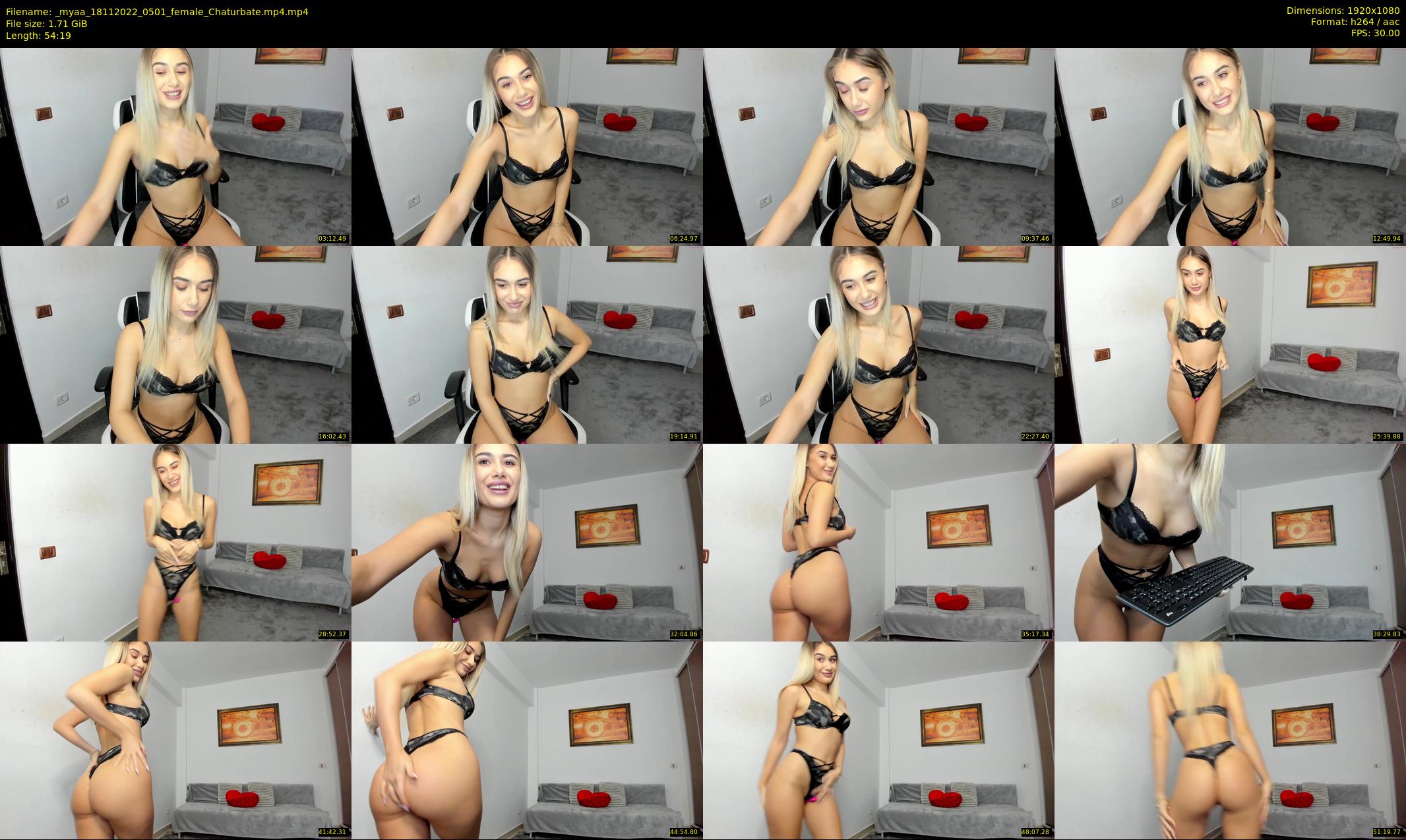 _myaa — 55 minute Chaturbate female cam show recording, 1080p, Nov 18, 2022