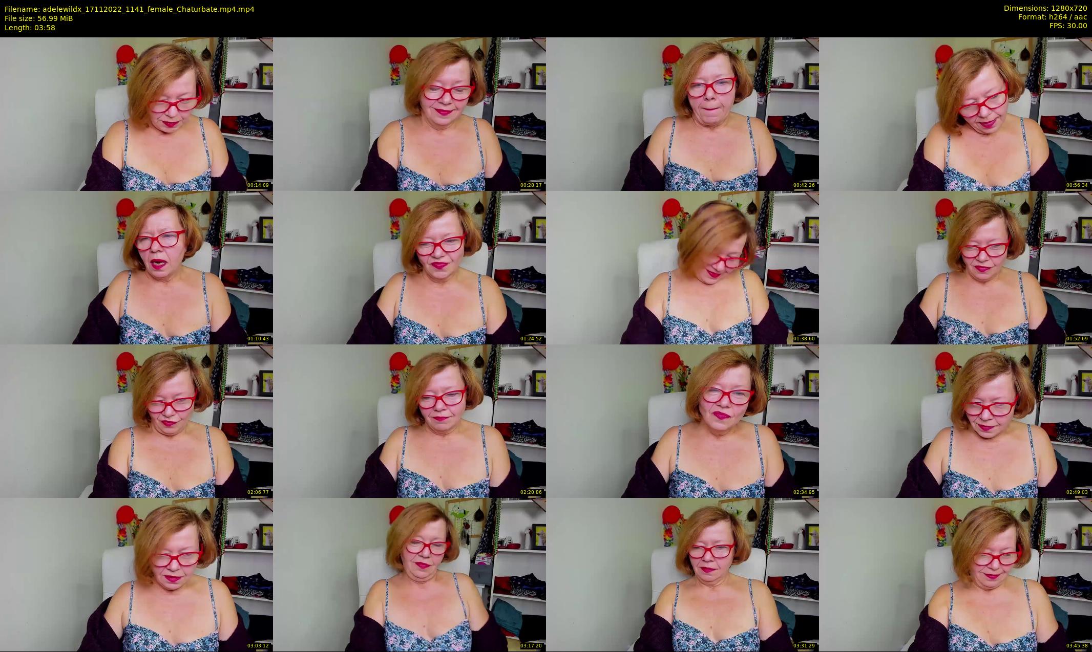 adelewildx — 4 minute Chaturbate female cam show recording, 720p, Nov 17, 2022