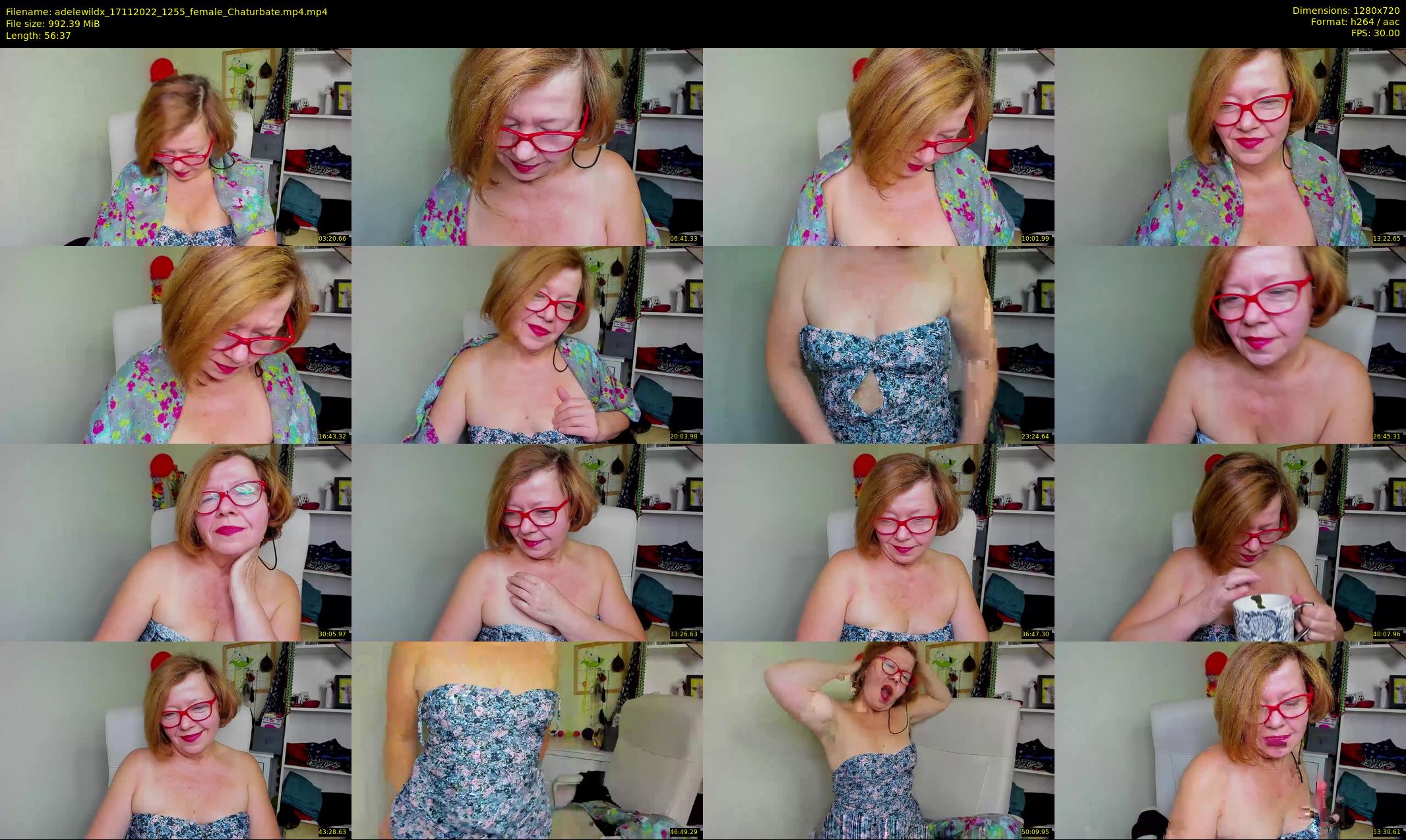 adelewildx — 57 minute Chaturbate female cam show recording, 720p, Nov 17, 2022