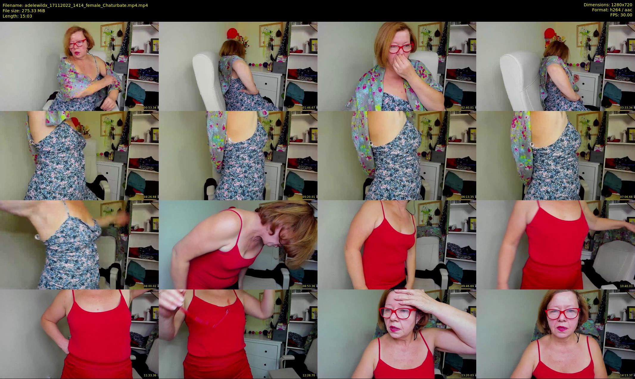 adelewildx — 16 minute Chaturbate female cam show recording, 720p, Nov 17, 2022