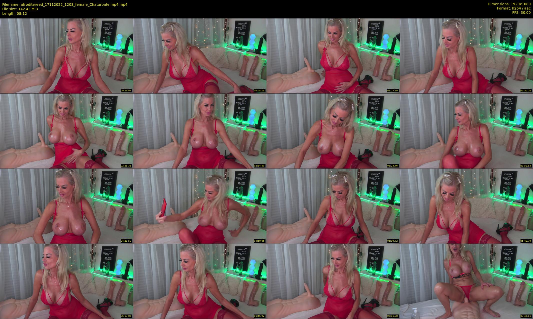 afroditereed — 9 minute Chaturbate female cam show recording, 1080p, Nov 17, 2022