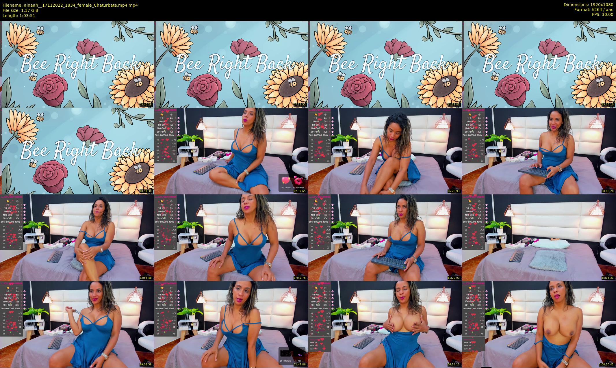 ainaah_ — 64 minute Chaturbate female cam show recording, 1080p, Nov 17, 2022
