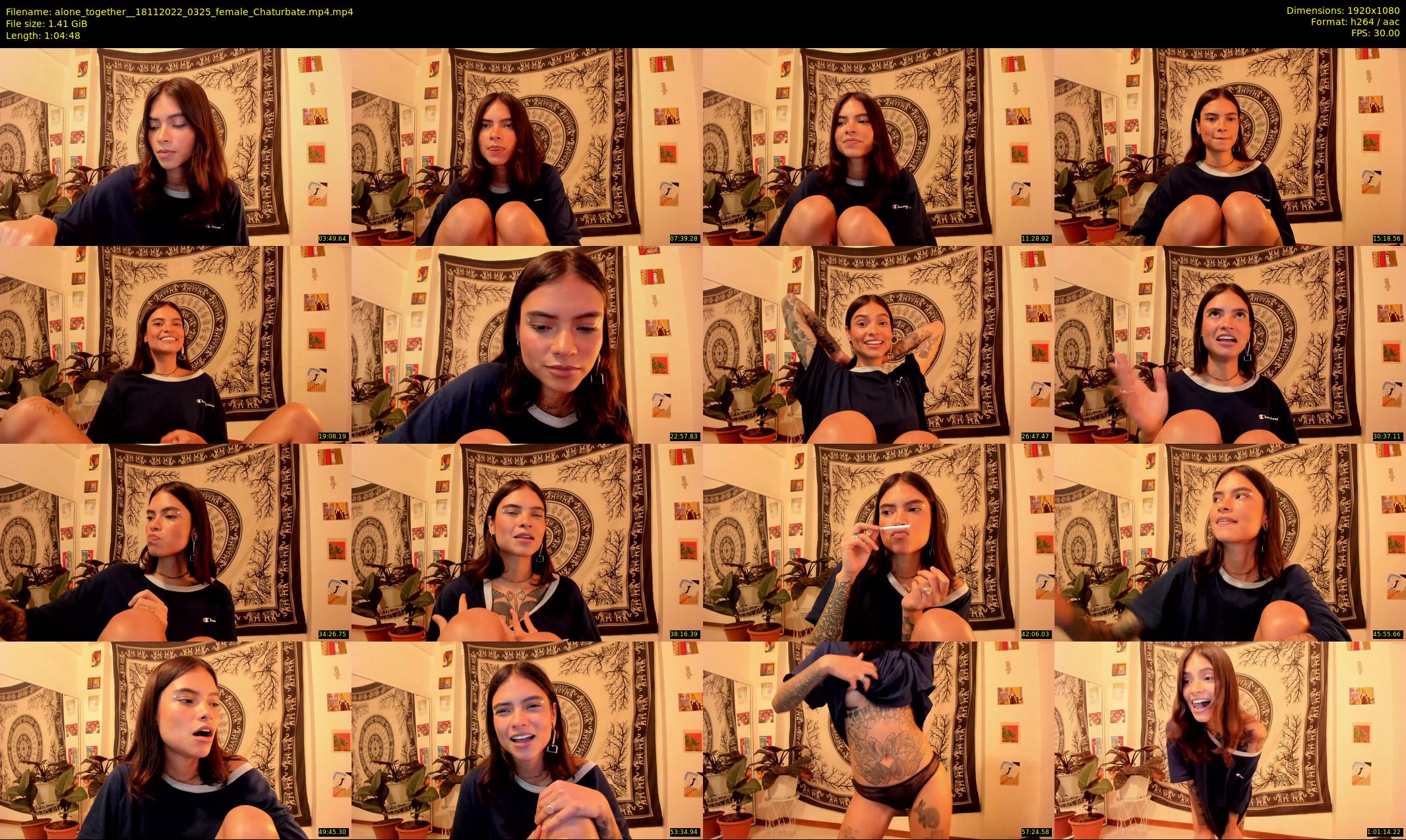 alone_together_ — 65 minute Chaturbate female cam show recording, 1080p, Nov 18, 2022