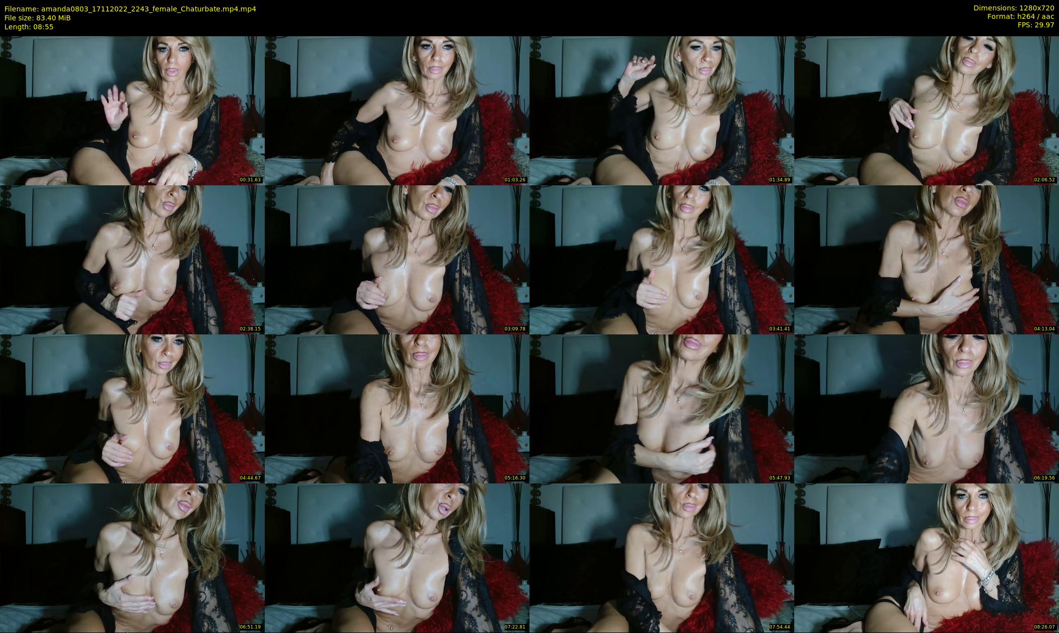 amanda0803 — 9 minute Chaturbate female cam show recording, 720p, Nov 17, 2022