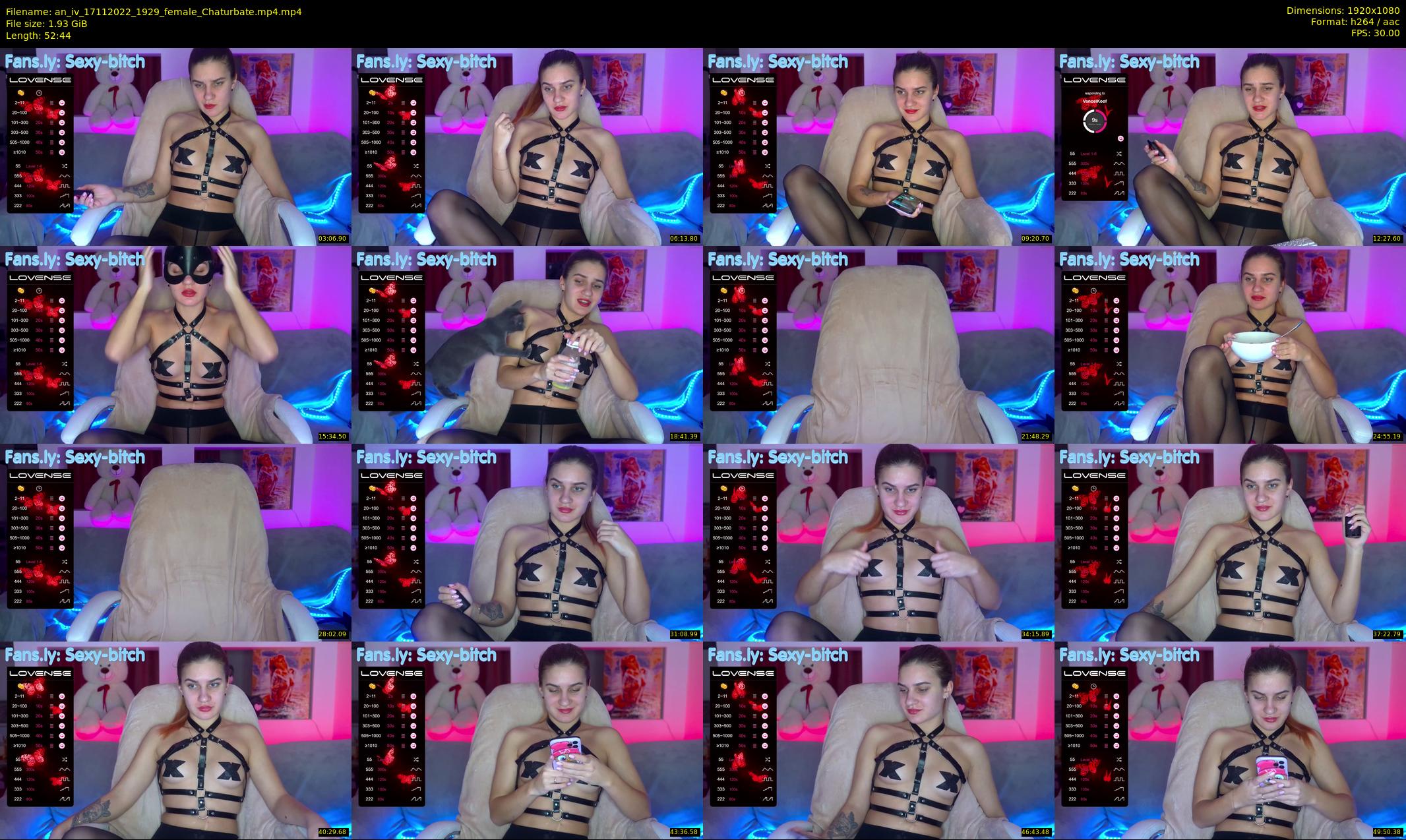 an_iv — 53 minute Chaturbate female cam show recording, 1080p, Nov 17, 2022