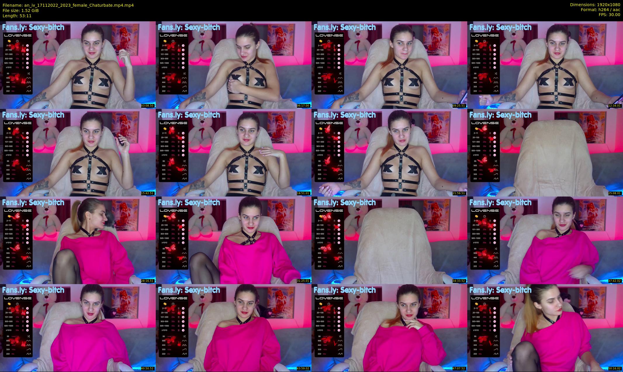an_iv — 54 minute Chaturbate female cam show recording, 1080p, Nov 17, 2022