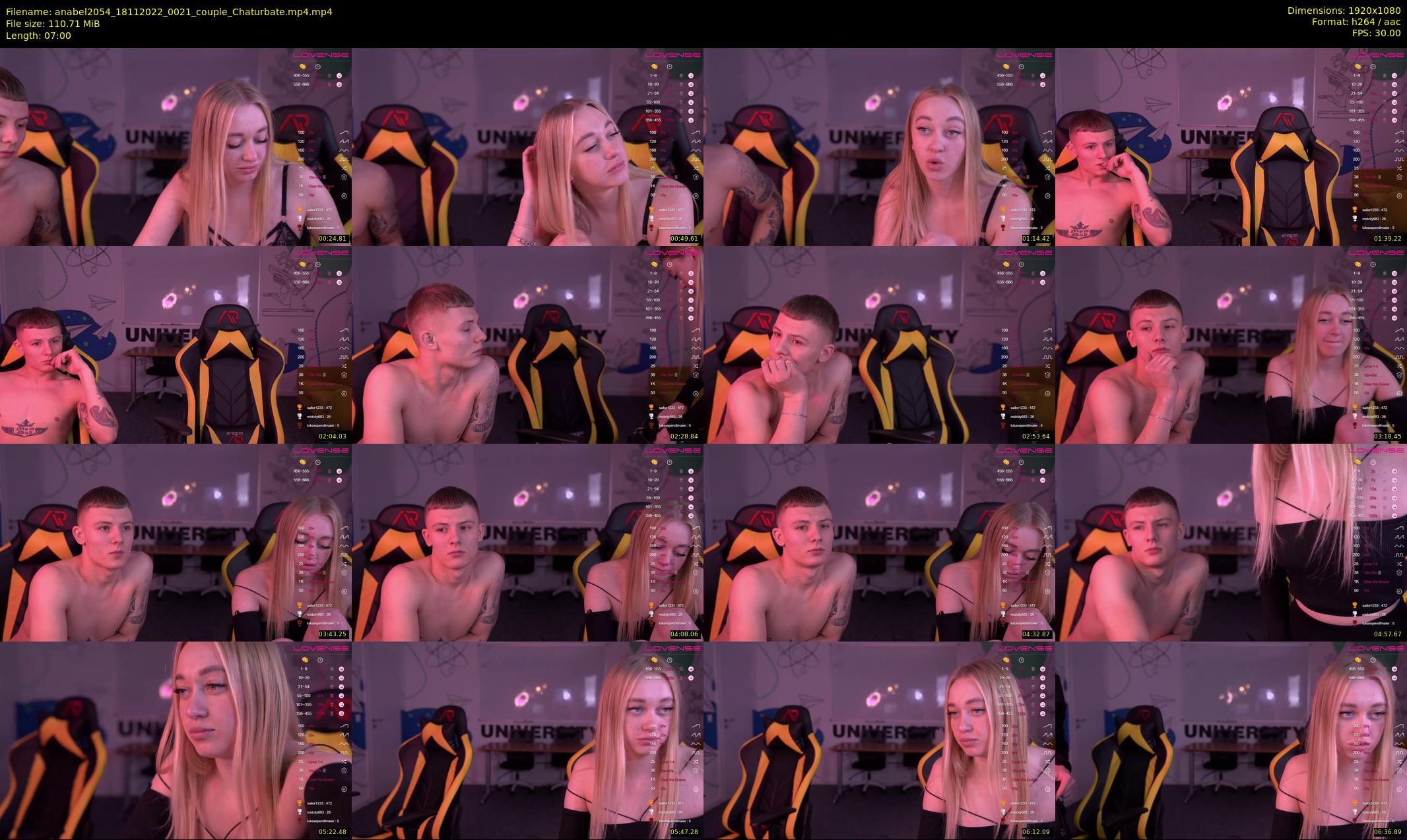 anabel2054 — 7 minute Chaturbate female cam show recording, 1080p, Nov 18, 2022