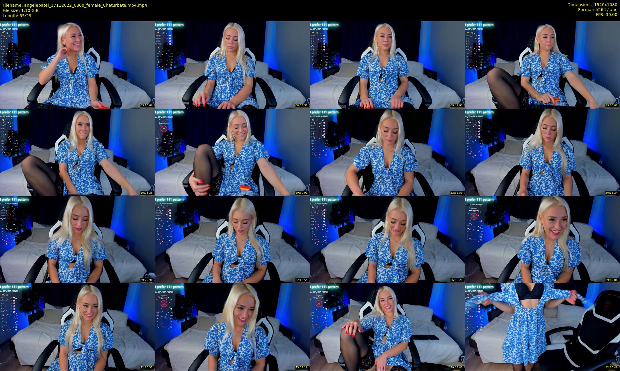 angelepatel — 56 minute Chaturbate female cam show recording, 1080p, Nov 17, 2022