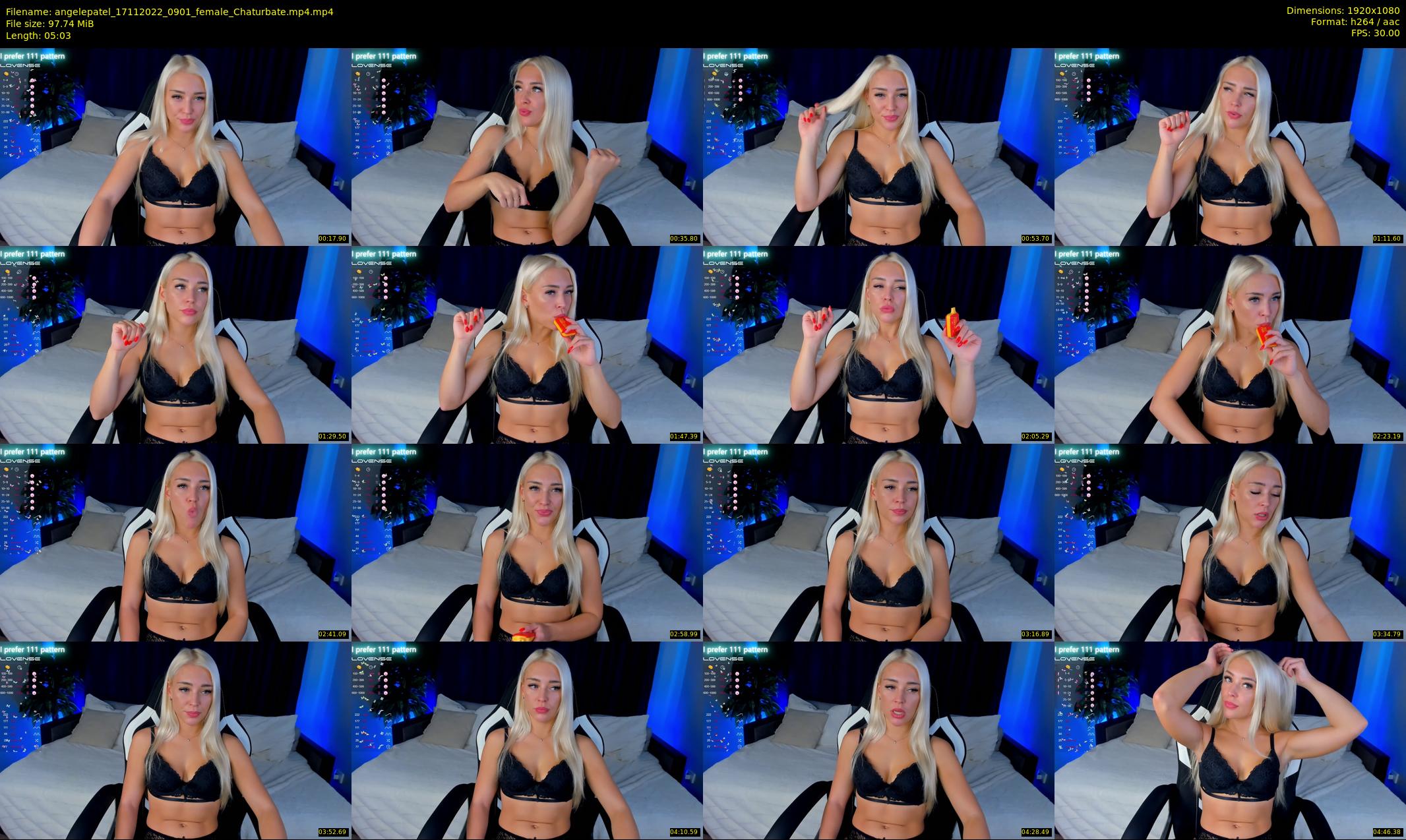 angelepatel — 6 minute Chaturbate female cam show recording, 1080p, Nov 17, 2022