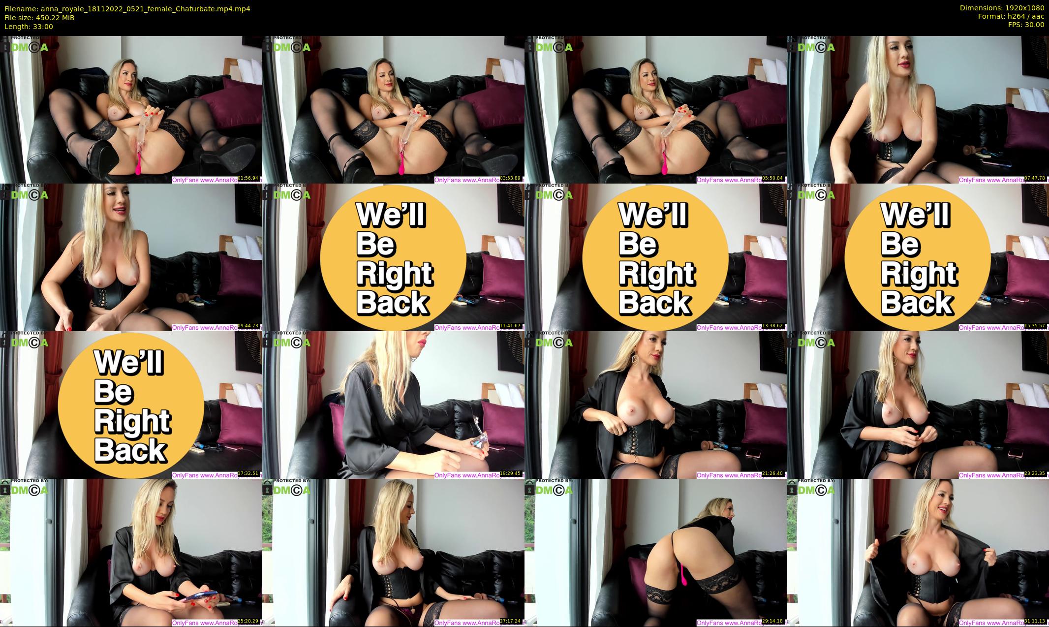 anna_royale — 33 minute Chaturbate female cam show recording, 1080p, Nov 18, 2022
