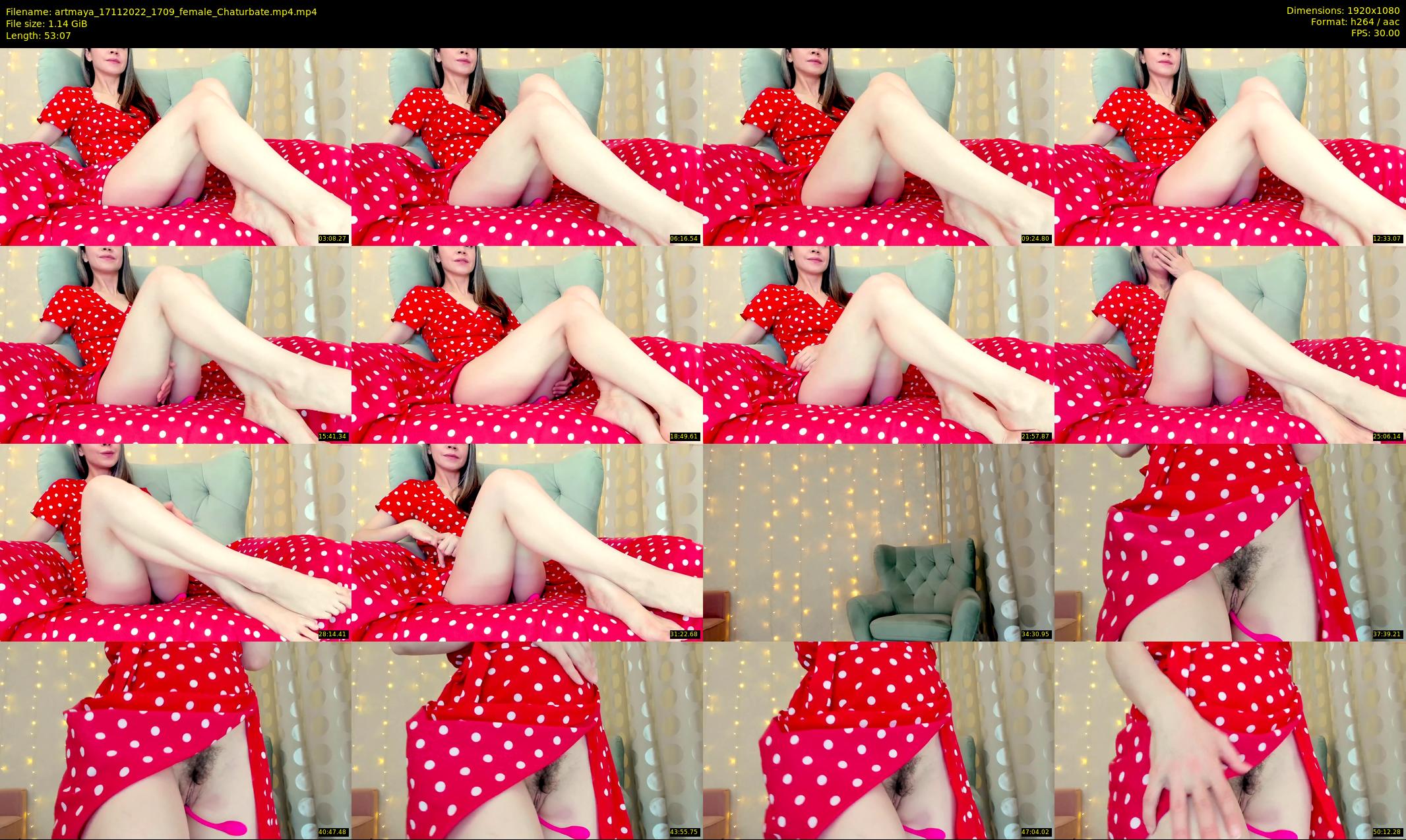 artmaya — 54 minute Chaturbate female cam show recording, 1080p, Nov 17, 2022