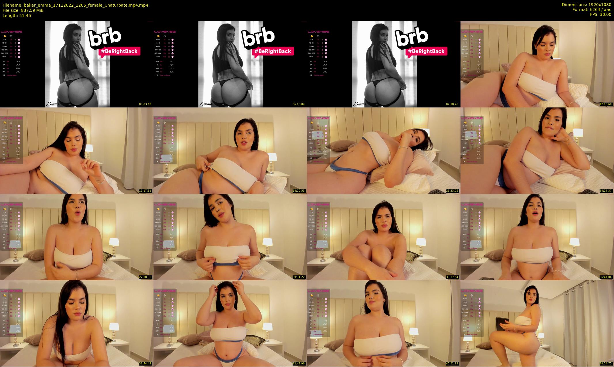baker_emma — 52 minute Chaturbate female cam show recording, 1080p, Nov 17, 2022