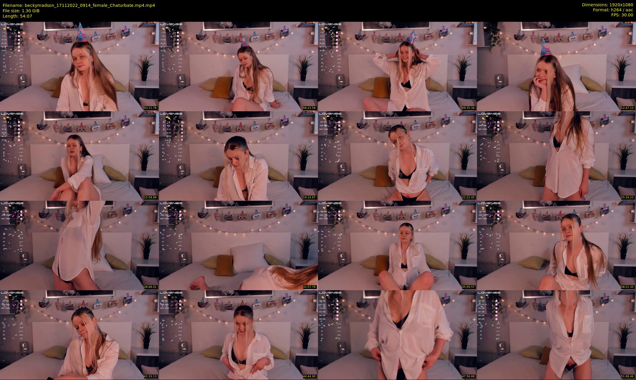 beckymadson — 55 minute Chaturbate female cam show recording, 1080p, Nov 17, 2022
