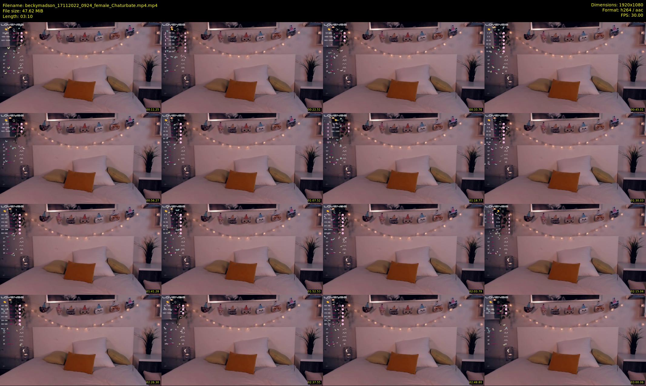 beckymadson — 4 minute Chaturbate female cam show recording, 1080p, Nov 17, 2022