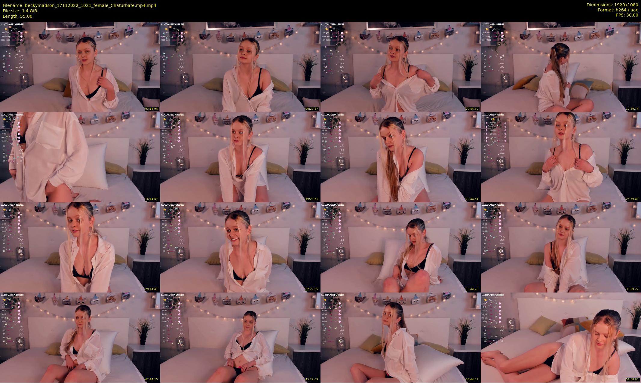 beckymadson — 55 minute Chaturbate female cam show recording, 1080p, Nov 17, 2022