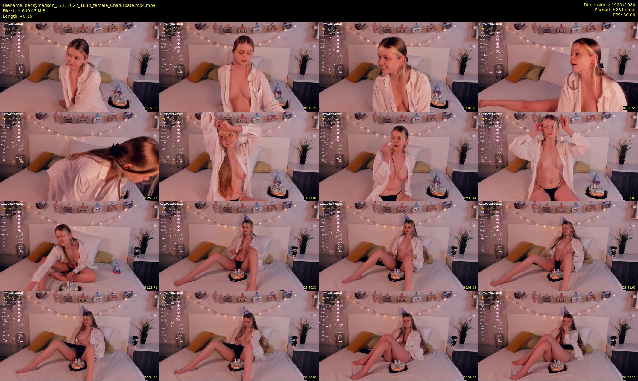 beckymadson — 41 minute Chaturbate female cam show recording, 1080p, Nov 17, 2022