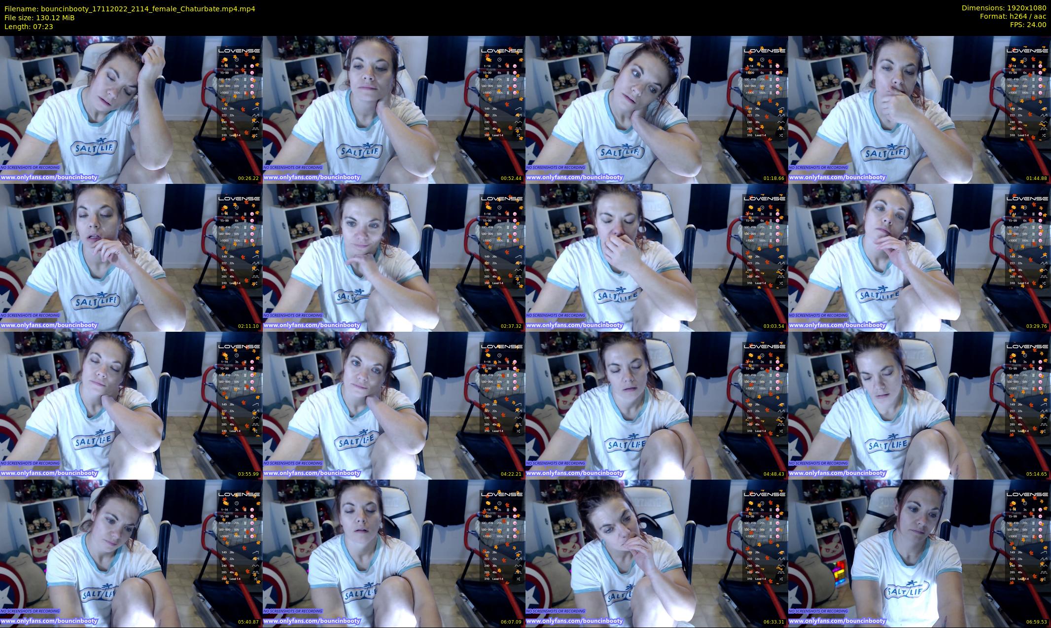 bouncinbooty — 8 minute Chaturbate female cam show recording, 1080p, Nov 17, 2022