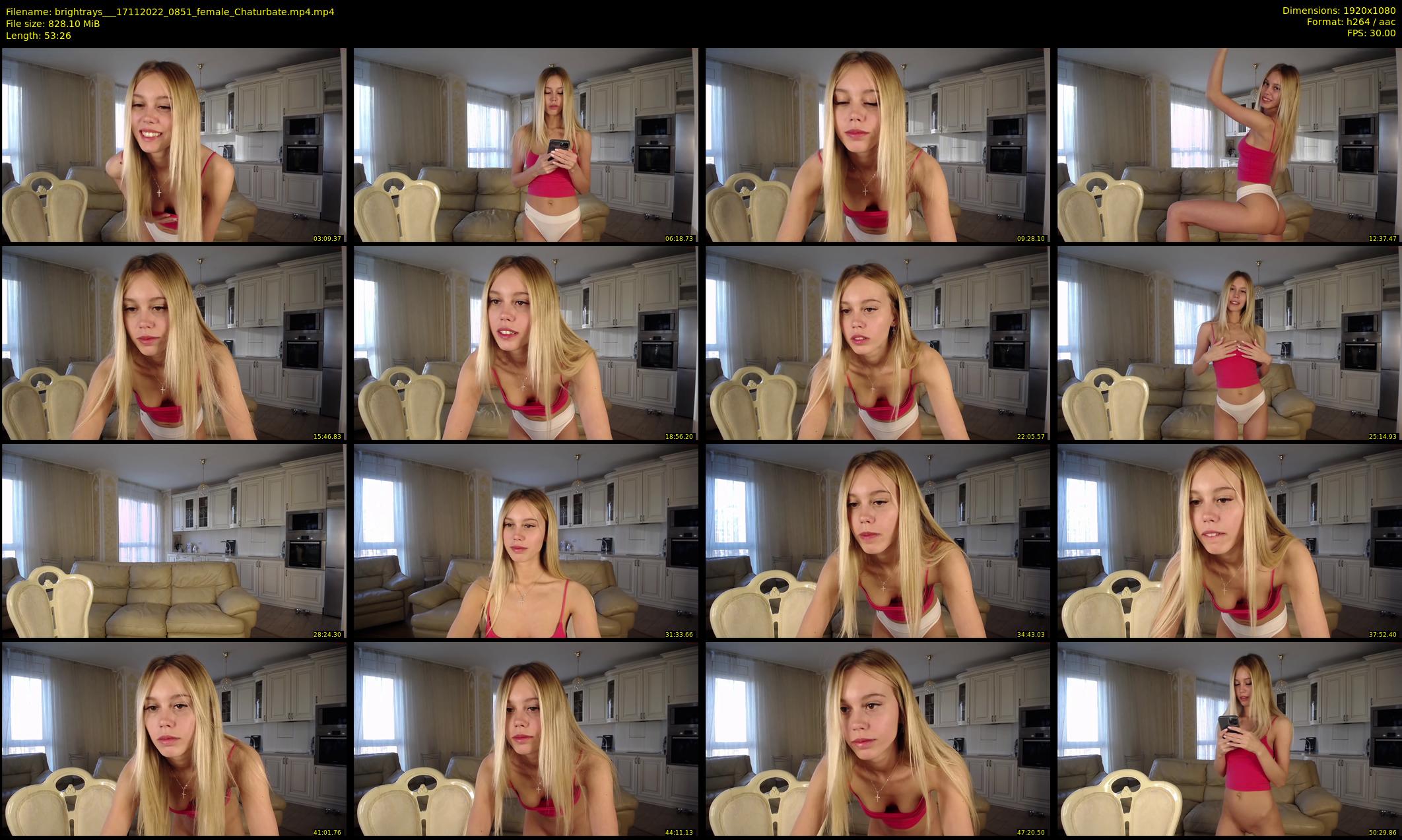 brightrays__ — 54 minute Chaturbate female cam show recording, 1080p, Nov 17, 2022