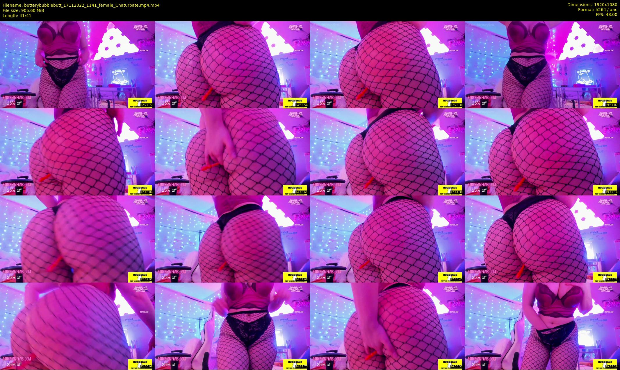 butterybubblebutt — 42 minute Chaturbate couple cam show recording, 1080p, Nov 17, 2022