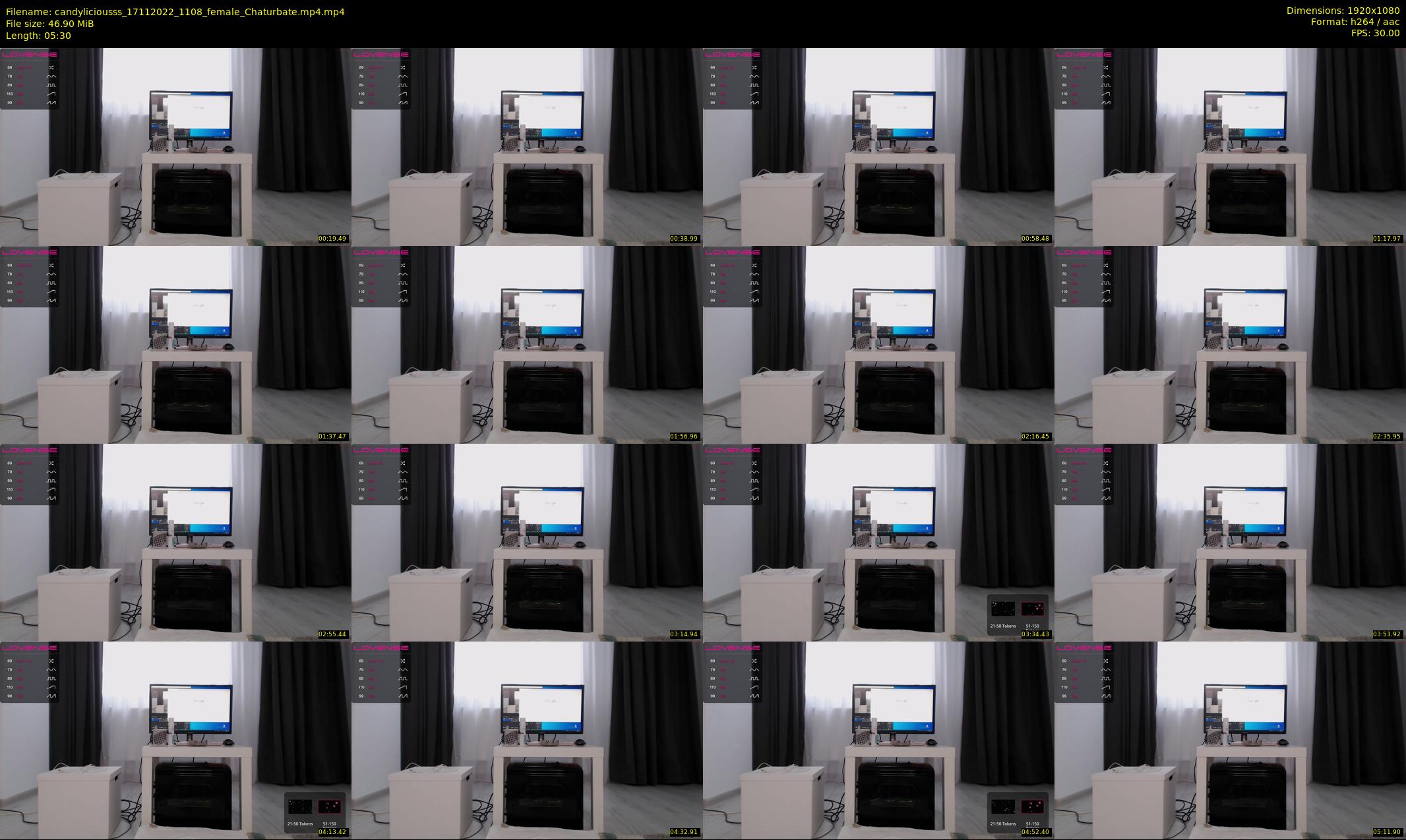 candyliciousss — 6 minute Chaturbate female cam show recording, 1080p, Nov 17, 2022