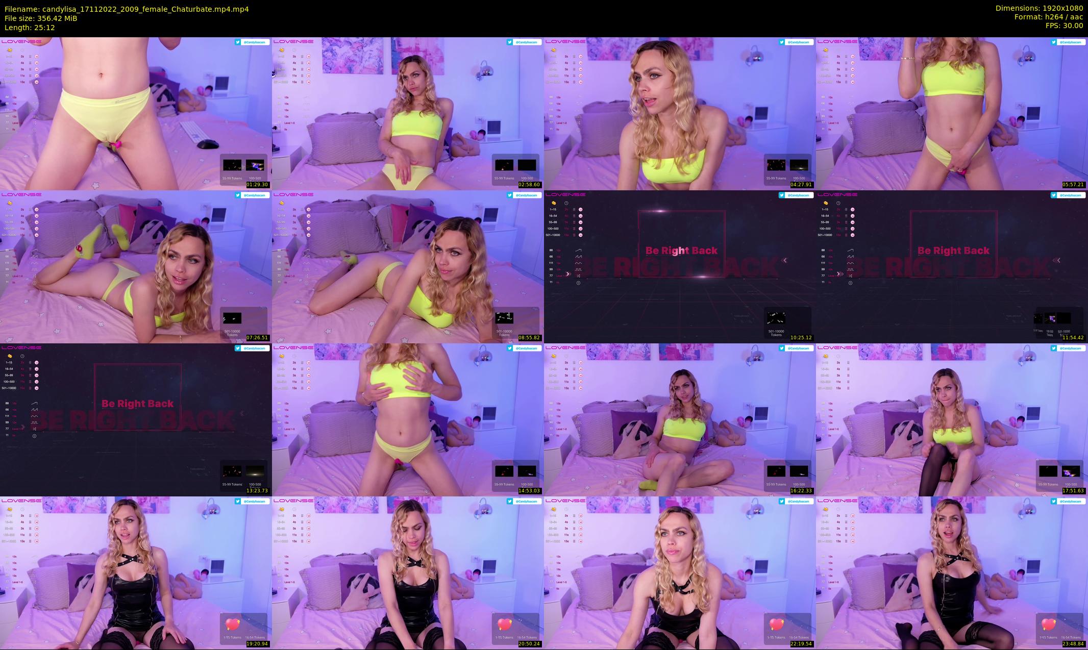 candylisa — 26 minute Chaturbate female cam show recording, 1080p, Nov 17, 2022