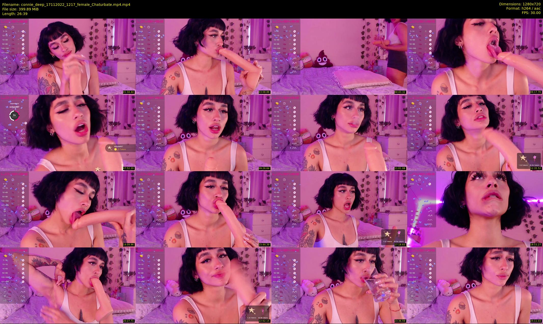 connie_deep — 27 minute Chaturbate female cam show recording, 720p, Nov 17, 2022