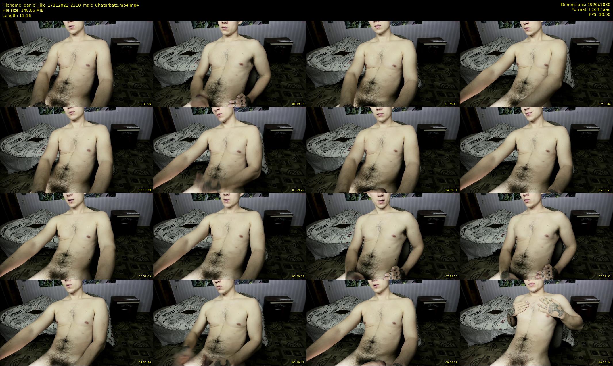 daniel_like — 12 minute Chaturbate male cam show recording, 1080p, Nov 17, 2022