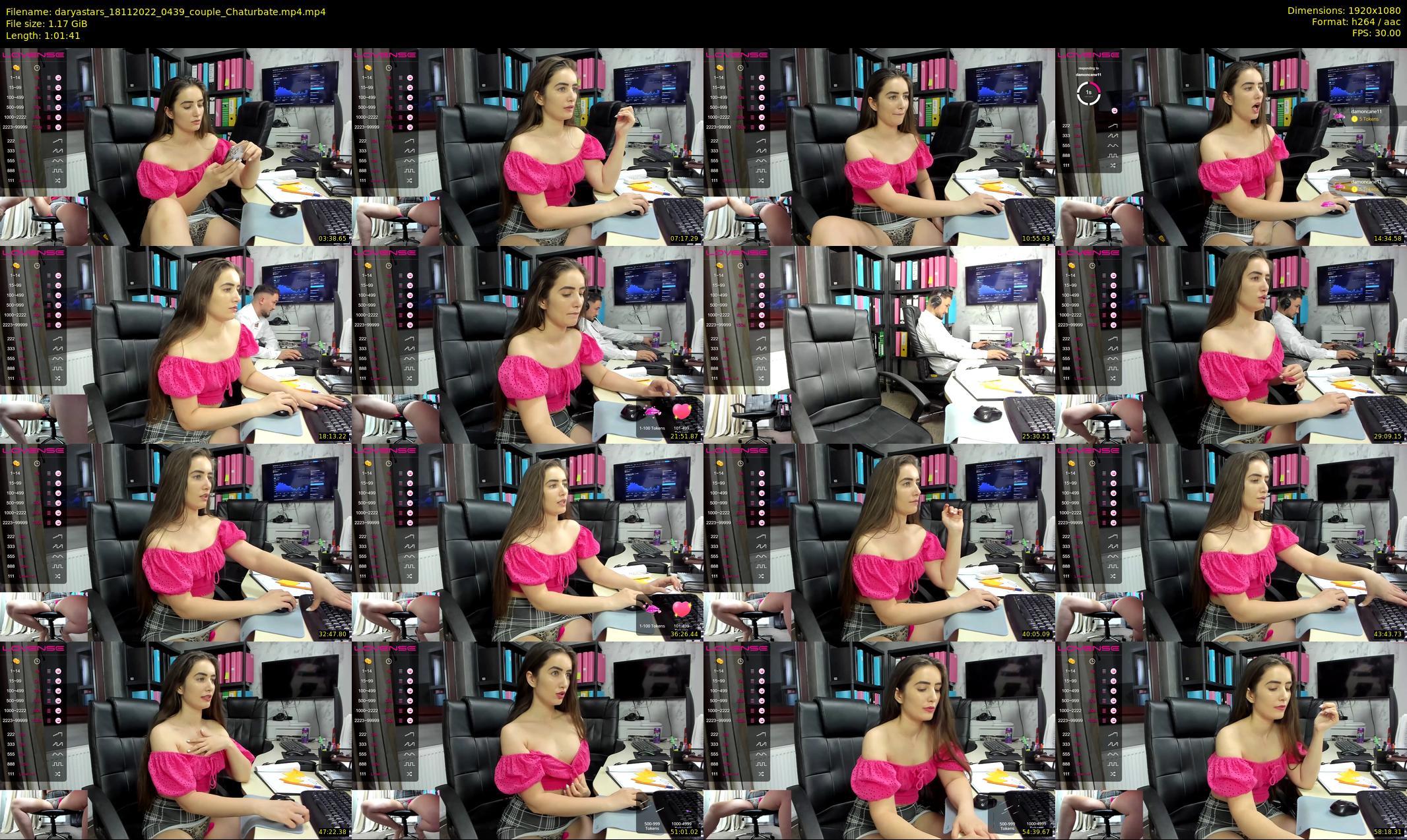 daryastars — 62 minute Chaturbate couple cam show recording, 1080p, Nov 18, 2022