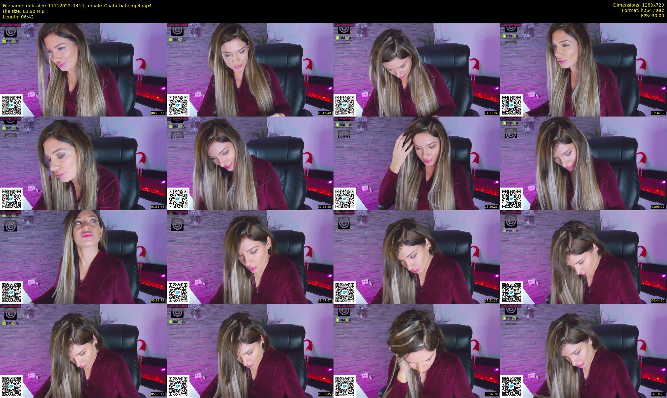 debralee — 7 minute Chaturbate female cam show recording, 720p, Nov 17, 2022