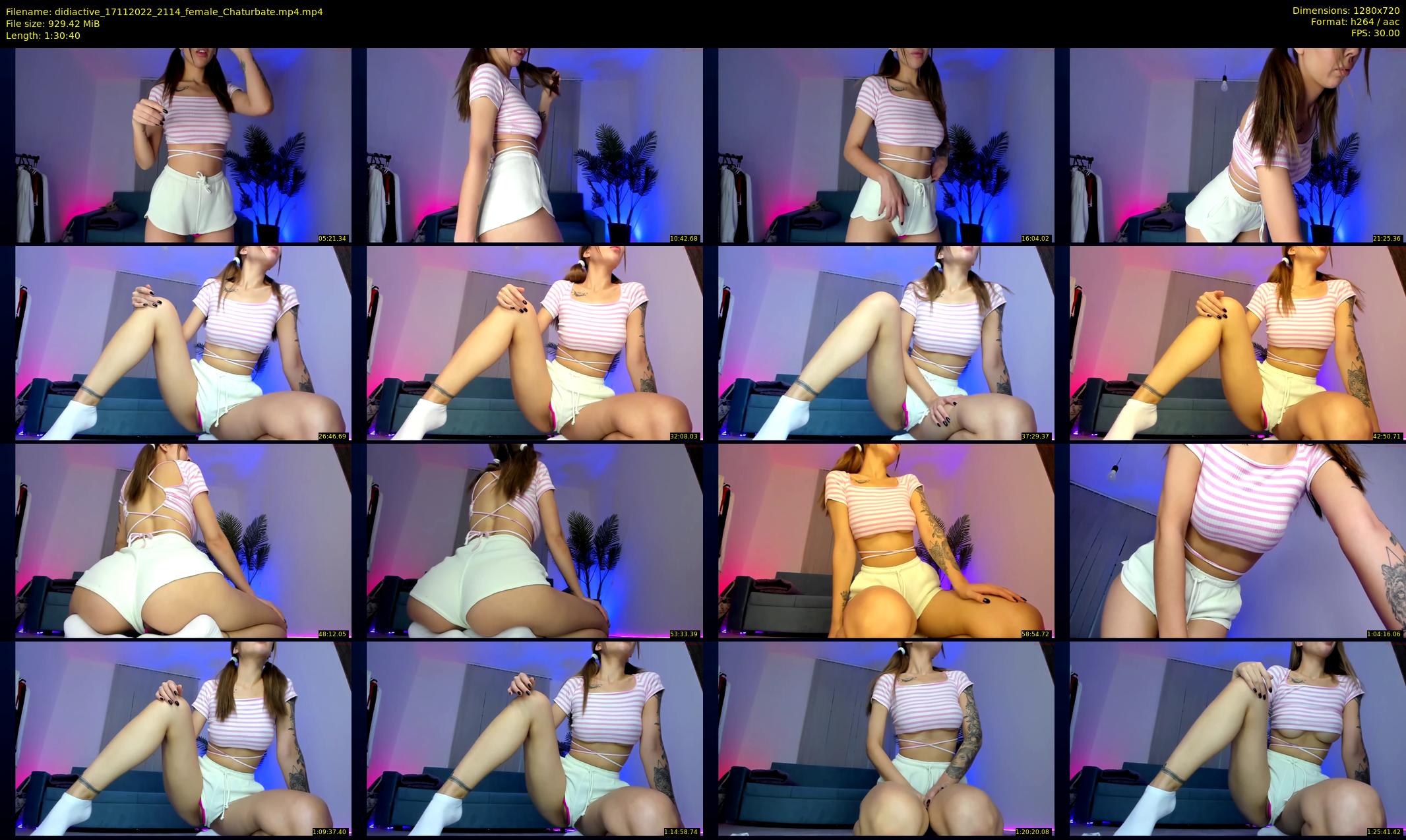 didiactive — 91 minute Chaturbate female cam show recording, 720p, Nov 17, 2022