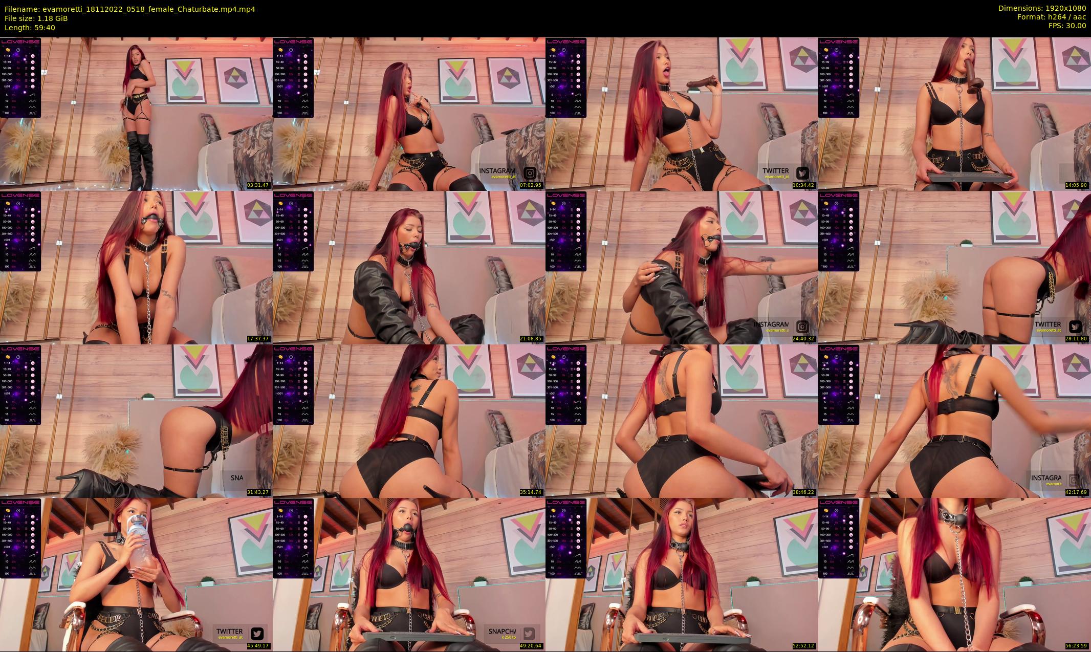 evamoretti — 60 minute Chaturbate female cam show recording, 1080p, Nov 18, 2022