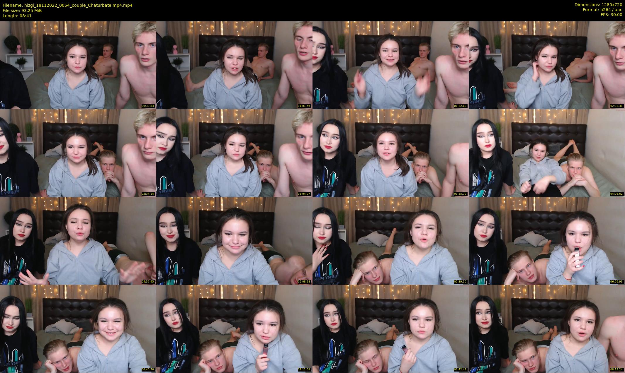 hizgi — 9 minute Chaturbate couple cam show recording, 720p, Nov 18, 2022