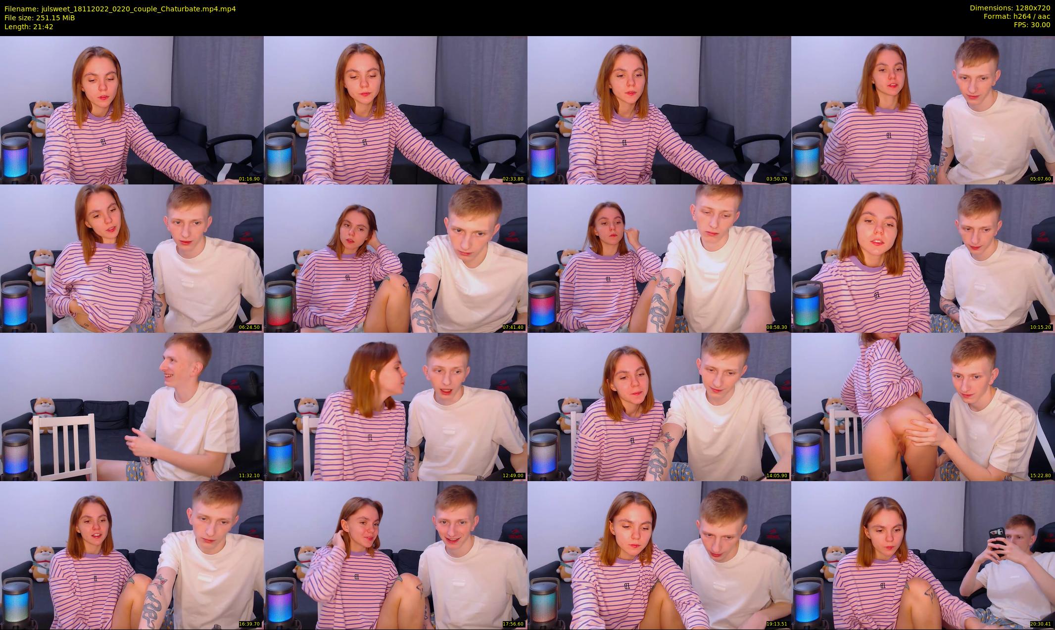 julsweet — 22 minute Chaturbate male cam show recording, 720p, Nov 18, 2022