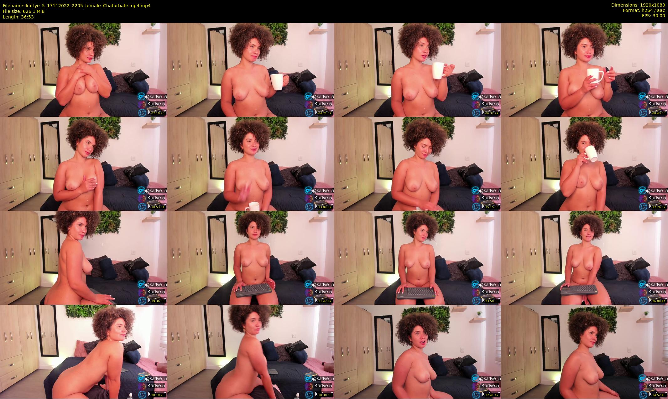 karlye_5 — 37 minute Chaturbate female cam show recording, 1080p, Nov 17, 2022