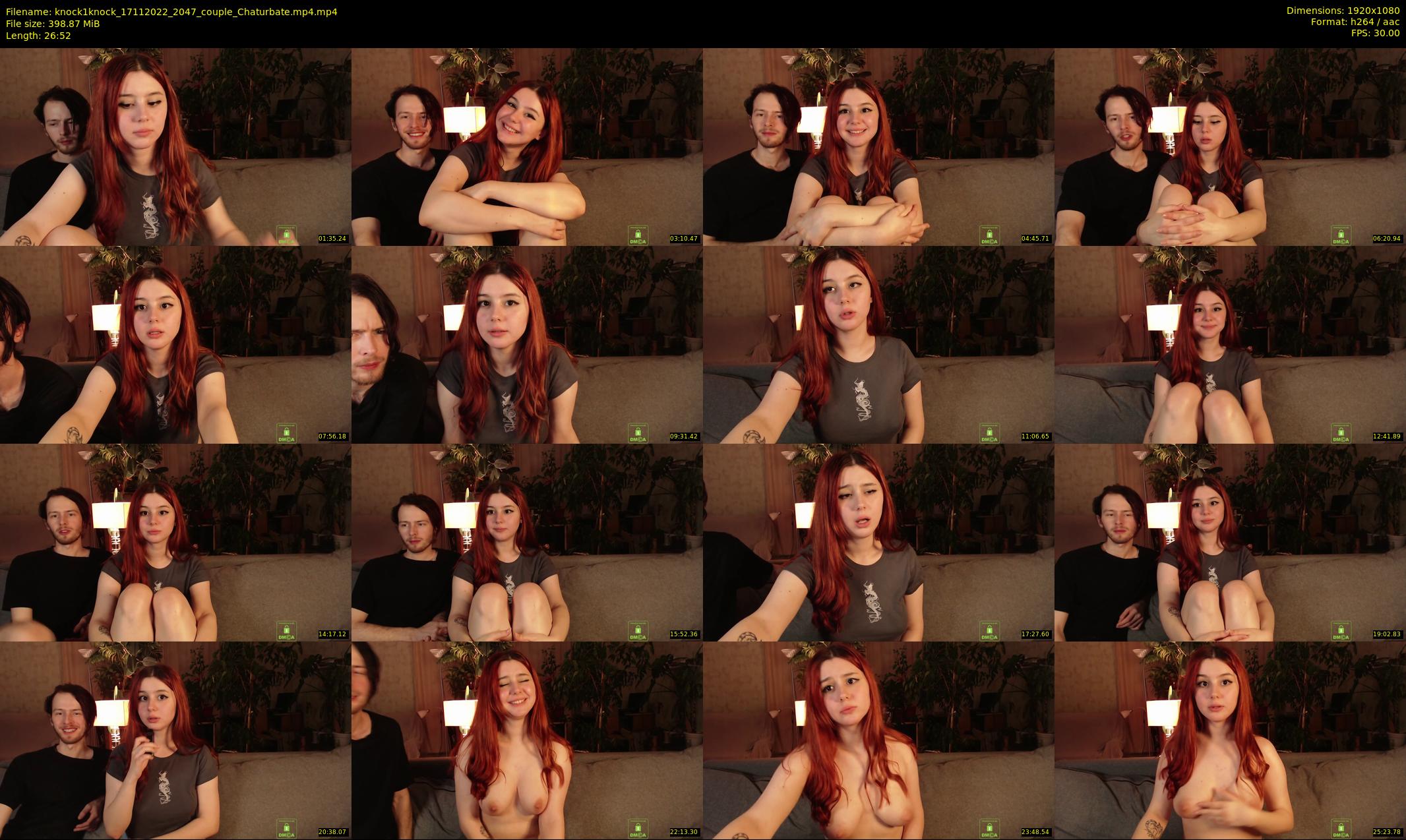 knock1knock — 27 minute Chaturbate couple cam show recording, 1080p, Nov 17, 2022